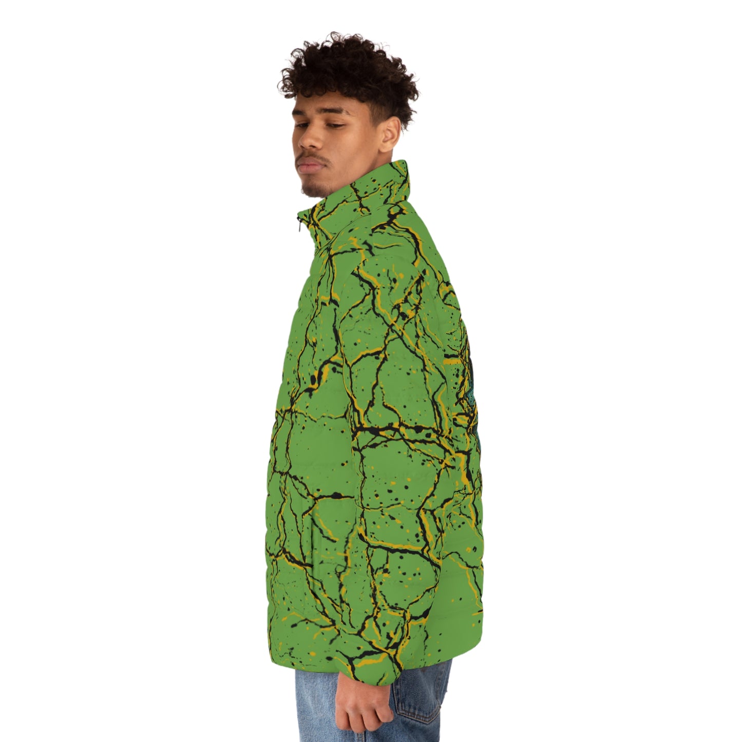Face Crack Puffer Jacket