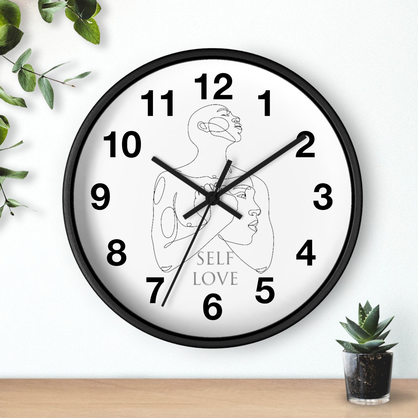Self Love Wall Clock. Positive Affirmation. Mental Health Awareness. Home Decor. Wall Clock. Housewarming Gift. Christmas Gift Gift for Kids