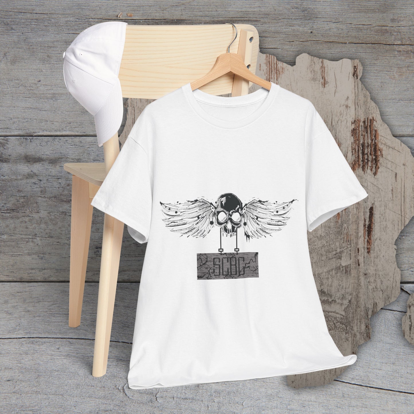 Unisex "Bone Drone" Heavy Cotton Tee. Graphic T-Shirt, Streetwear, Branded T-Shirt, Original Design, Unisex T-Shirt, Birthday Gift.