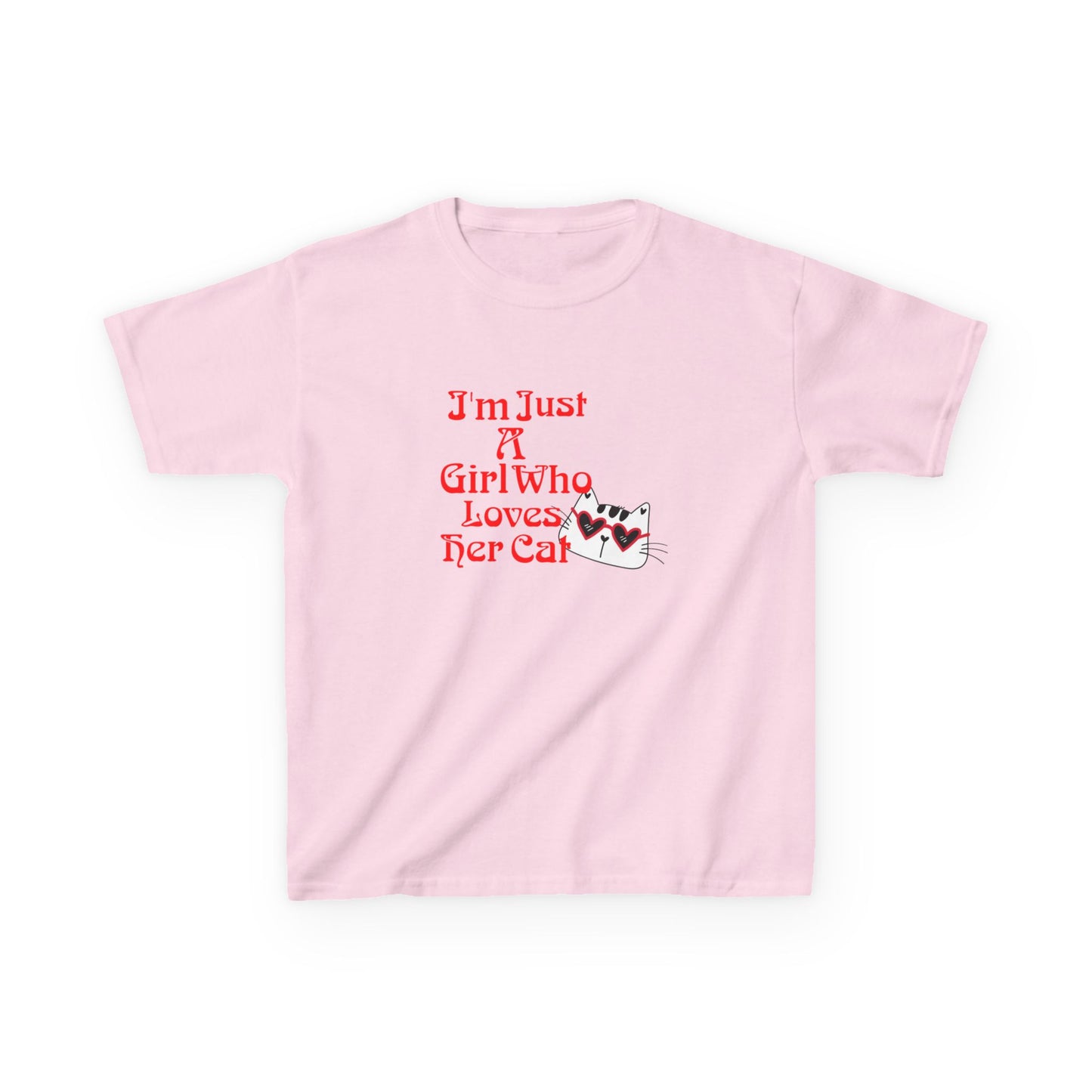 Cat Lover Kids Heavy Cotton Tee