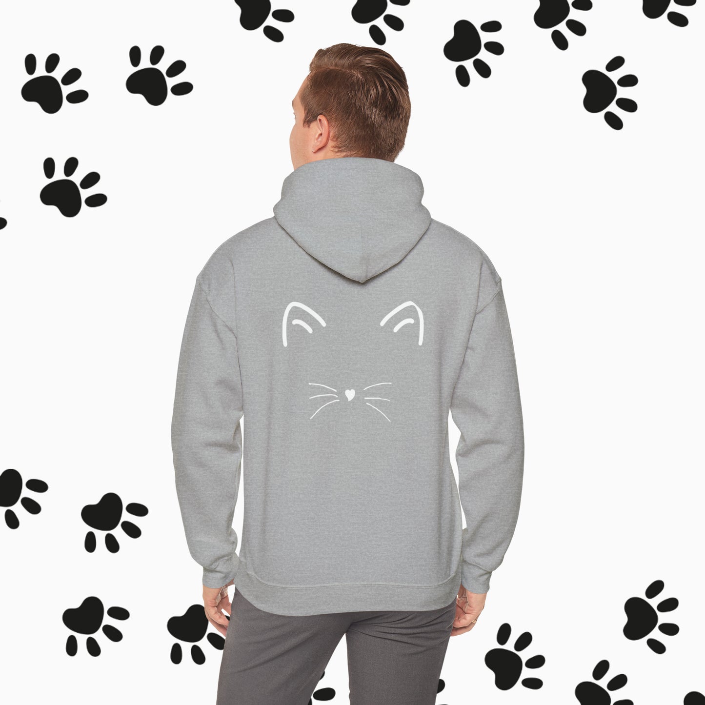Unisex "Cat Definition" Heavy Blend™ Hooded Sweatshirt. Hoodie. Hooded Sweatshirt. Sweater. Streetwear. Cat Lover. Cat Dad. Animal Lover.