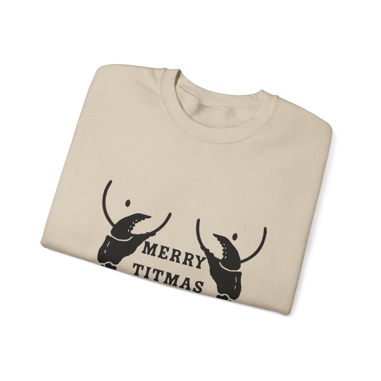 Unisex Heavy Blend Funny Christmas Crewneck Sweatshirt. Funny Sweater. Christmas Sweater. Stocking Stuffer. Fishing Gear. Christmas Clothes