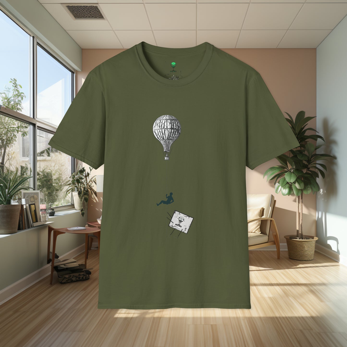 Unisex Soft-Style SCBC Brand Heavy Cotton Tee. Graphic T-Shirt. Streetwear. Branded T-Shirt. Original Design. Unisex T-Shirt. Birthday Gift.