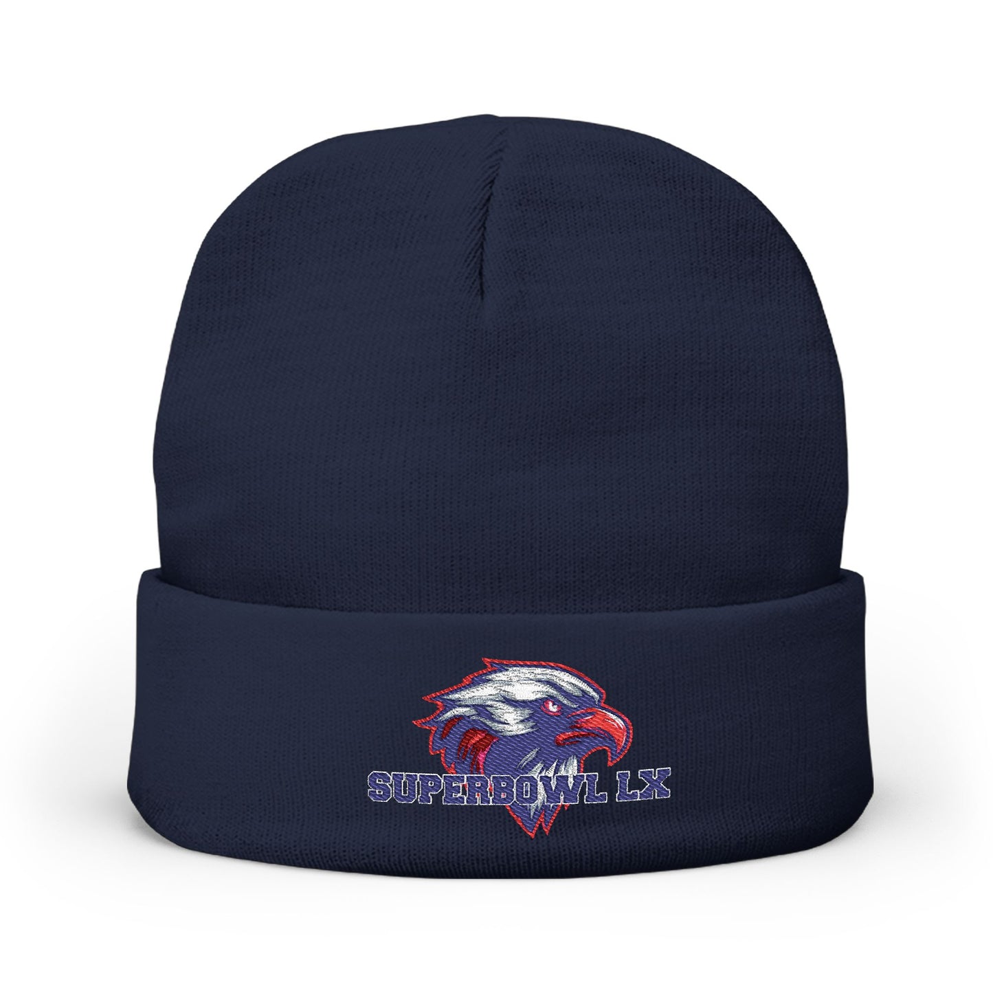 Patriots Superbowl LX Knit Beanie