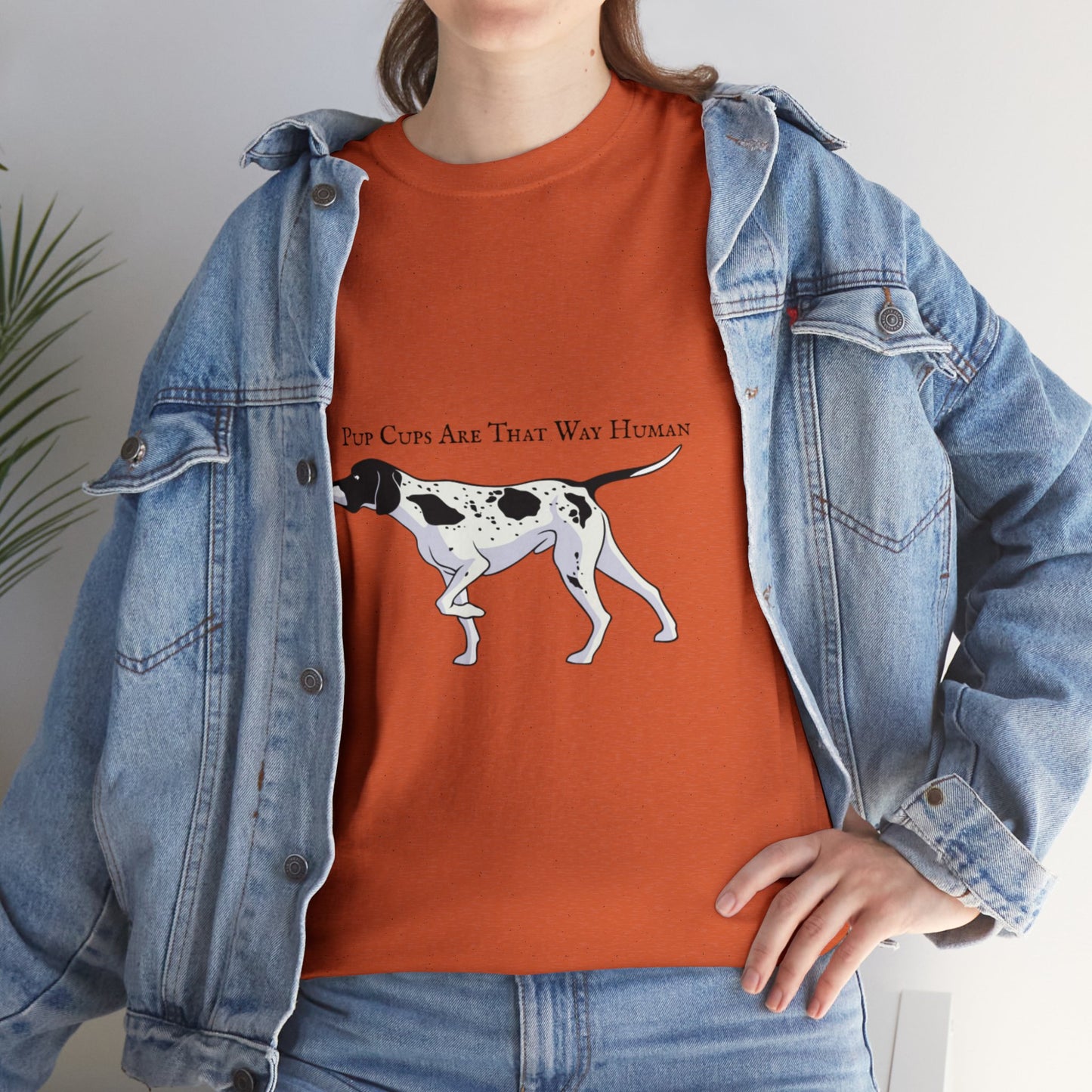 Unisex "Pup Cup" Heavy Cotton Tee. Unisex, Dog Lover, Dog Mom, Dog Dad, Birthday Gift, Funny Shirt, Gift For Dog Owner.