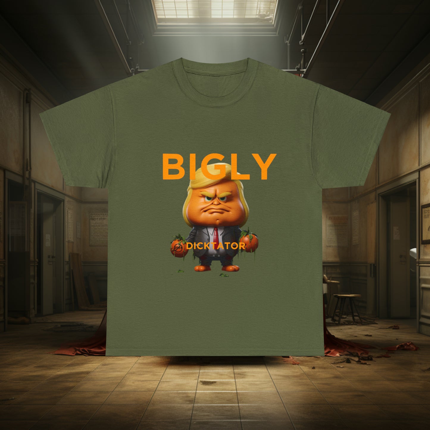 Unisex "Dicktator Trump" Heavy Cotton Tee. 2024 Election. Donald Trump. Election. Voting. America. Trump. Unisex. Trump Shirt.