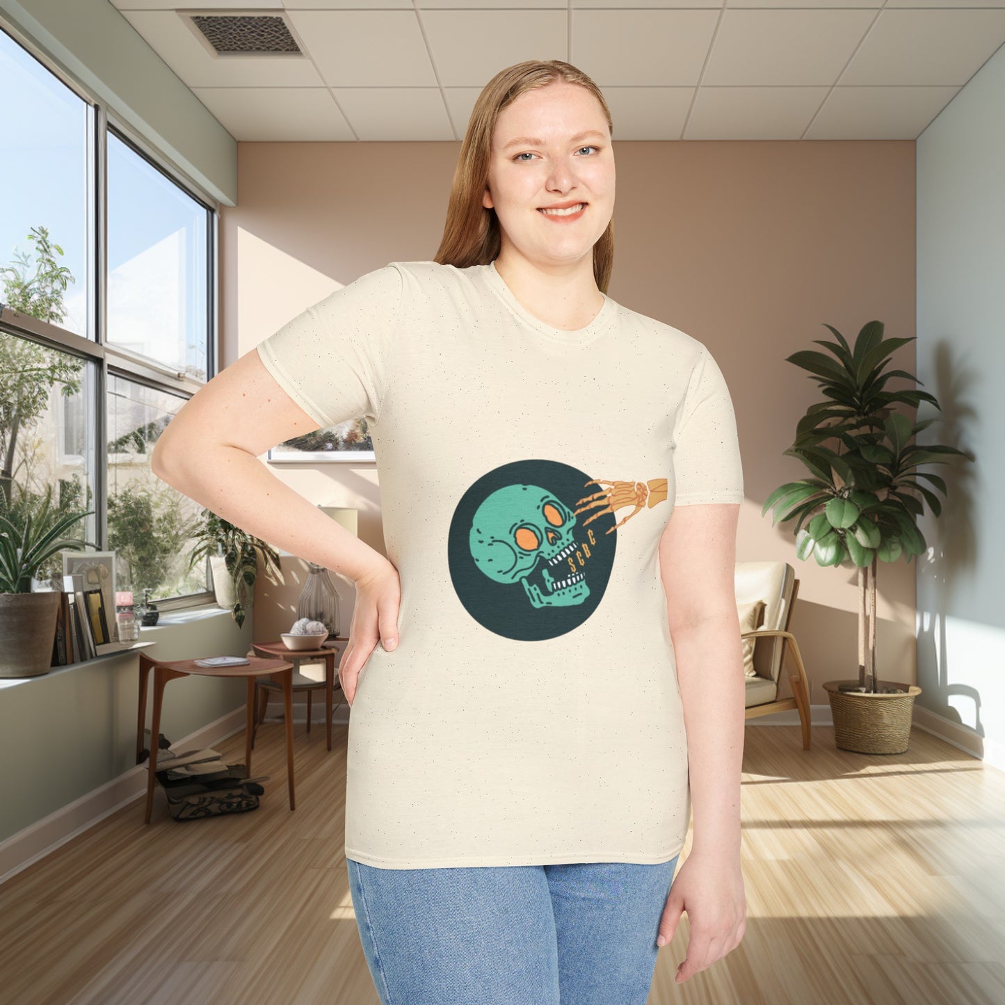 Unisex SCBC "Snack Time" Softstyle T-Shirt. Graphic T-Shirt, Streetwear, Branded T-Shirt, Original Design, Unisex T-Shirt, Birthday Gift.