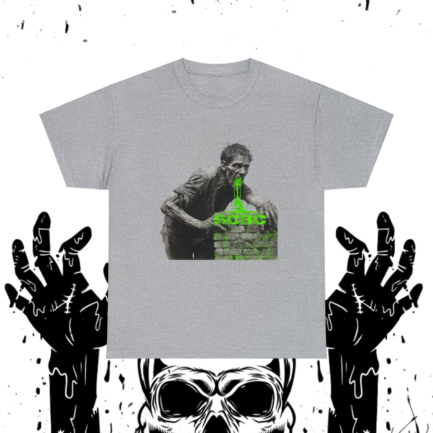 Unisex SCBC Brand Heavy Cotton Tee. Graphic T-Shirt. Streetwear. Branded T-Shirt. Original Design. Unisex T-Shirt. Birthday Gift.