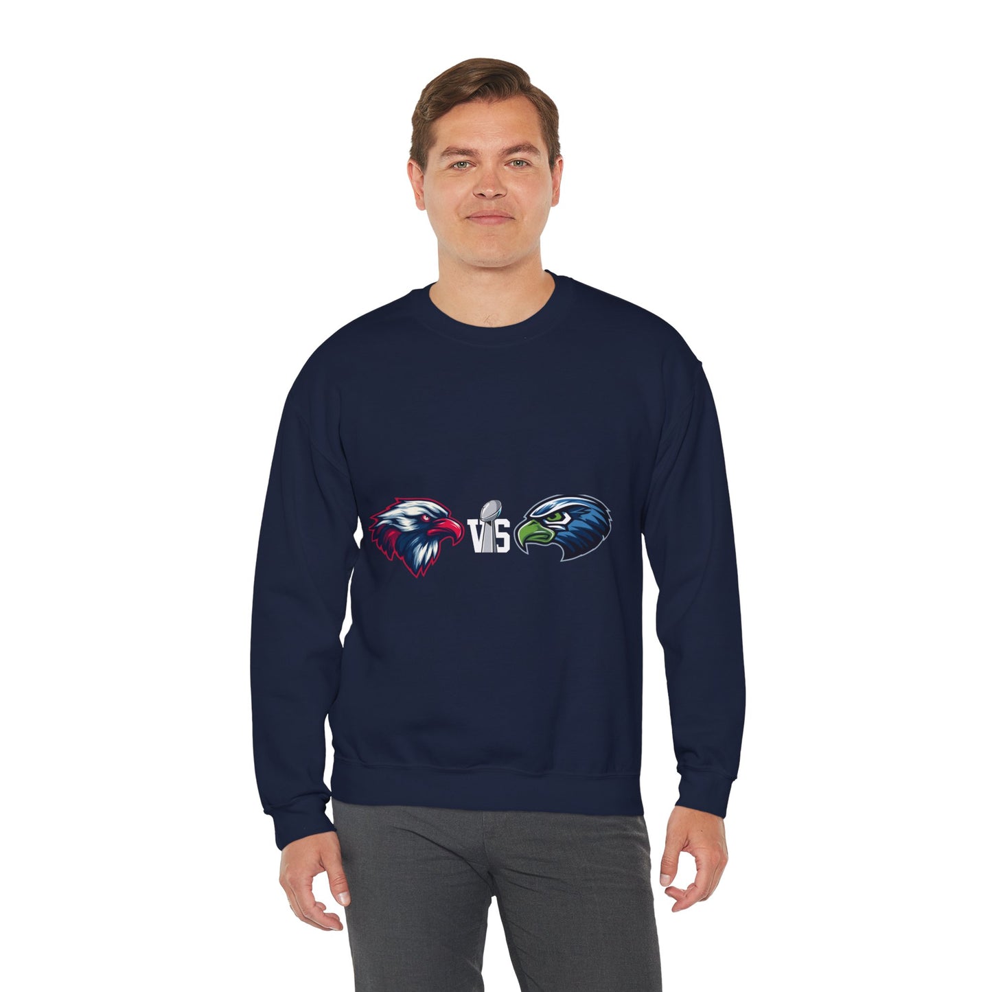 Patriots vs Seahawks Superbowl Game Day Sweatshirt