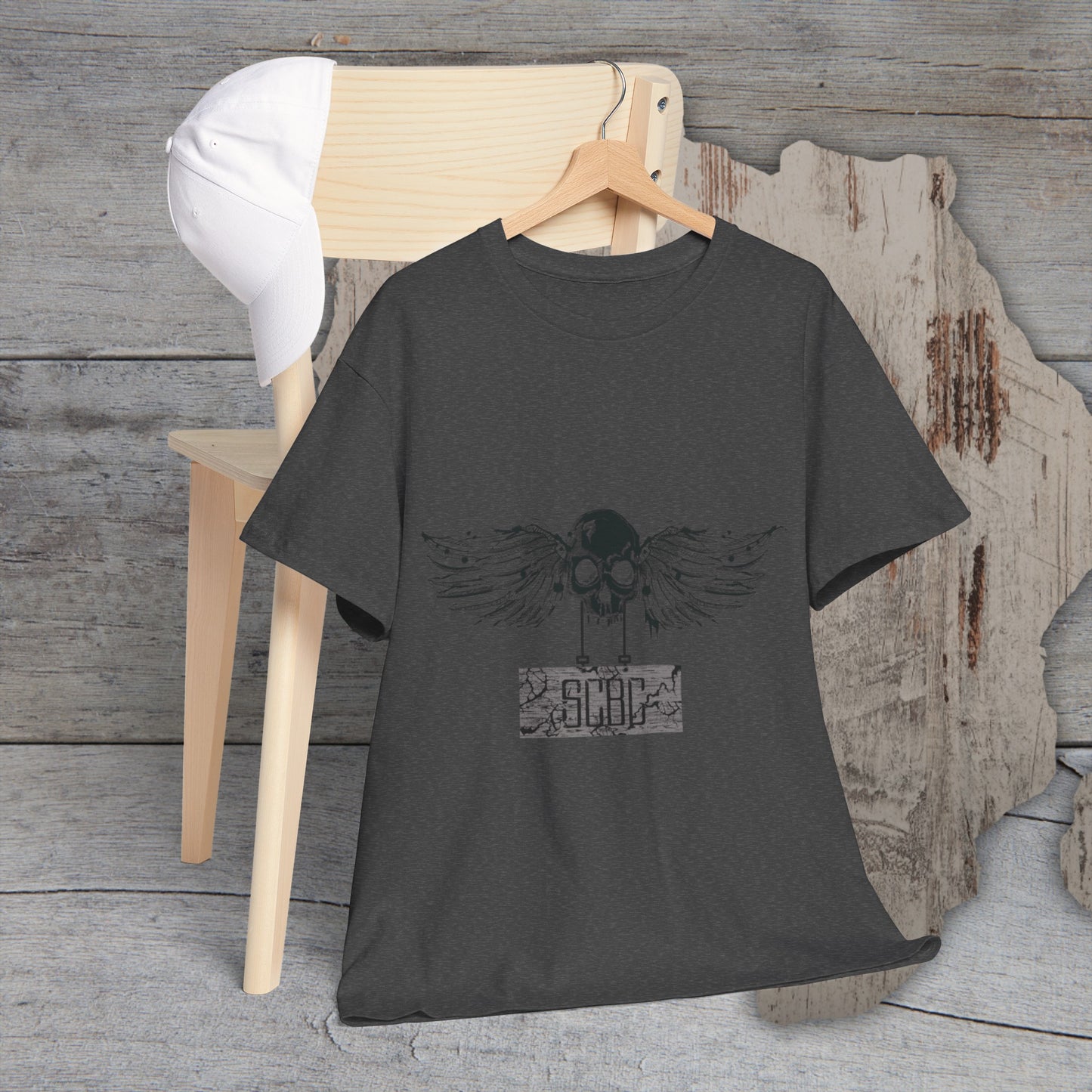 Unisex "Bone Drone" Heavy Cotton Tee. Graphic T-Shirt, Streetwear, Branded T-Shirt, Original Design, Unisex T-Shirt, Birthday Gift.