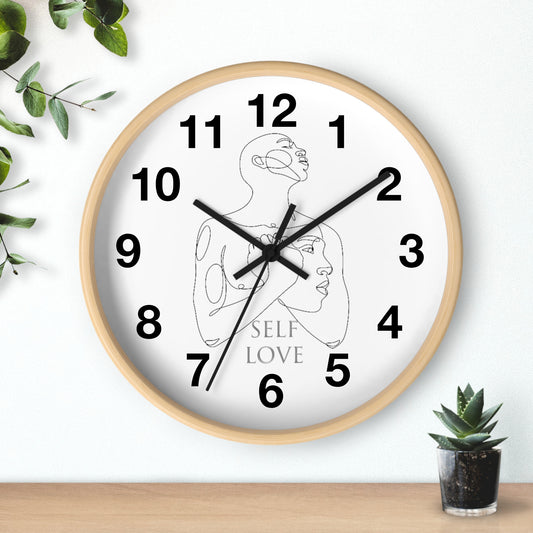 Self Love Wall Clock. Positive Affirmation. Mental Health Awareness. Home Decor. Wall Clock. Housewarming Gift. Christmas Gift Gift for Kids