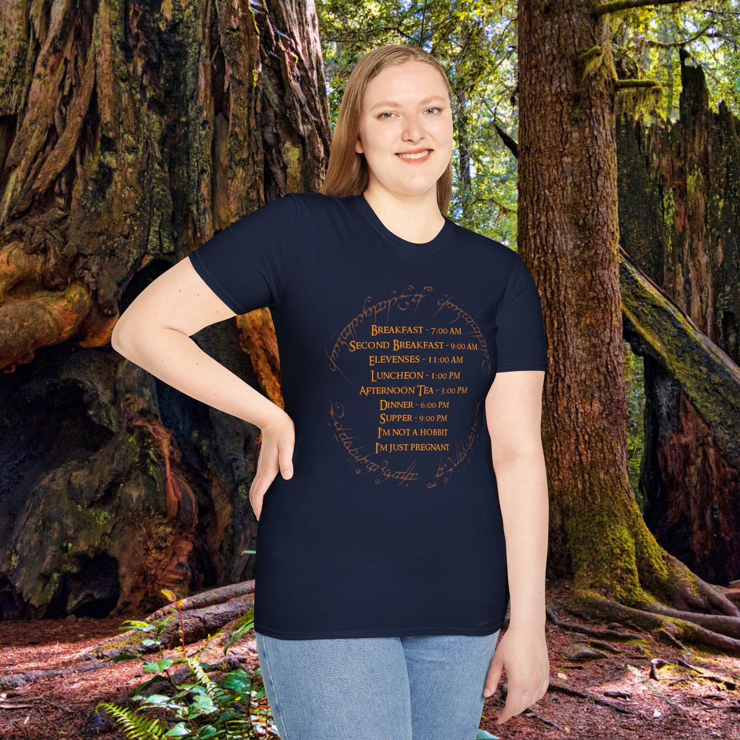 Unisex SCBC "Hungry Mama" Softstyle T-Shirt. Pregnancy Clothes. Maternity Shirt. Baby Shower Gift. Gift For Her. Graphic T-Shirt