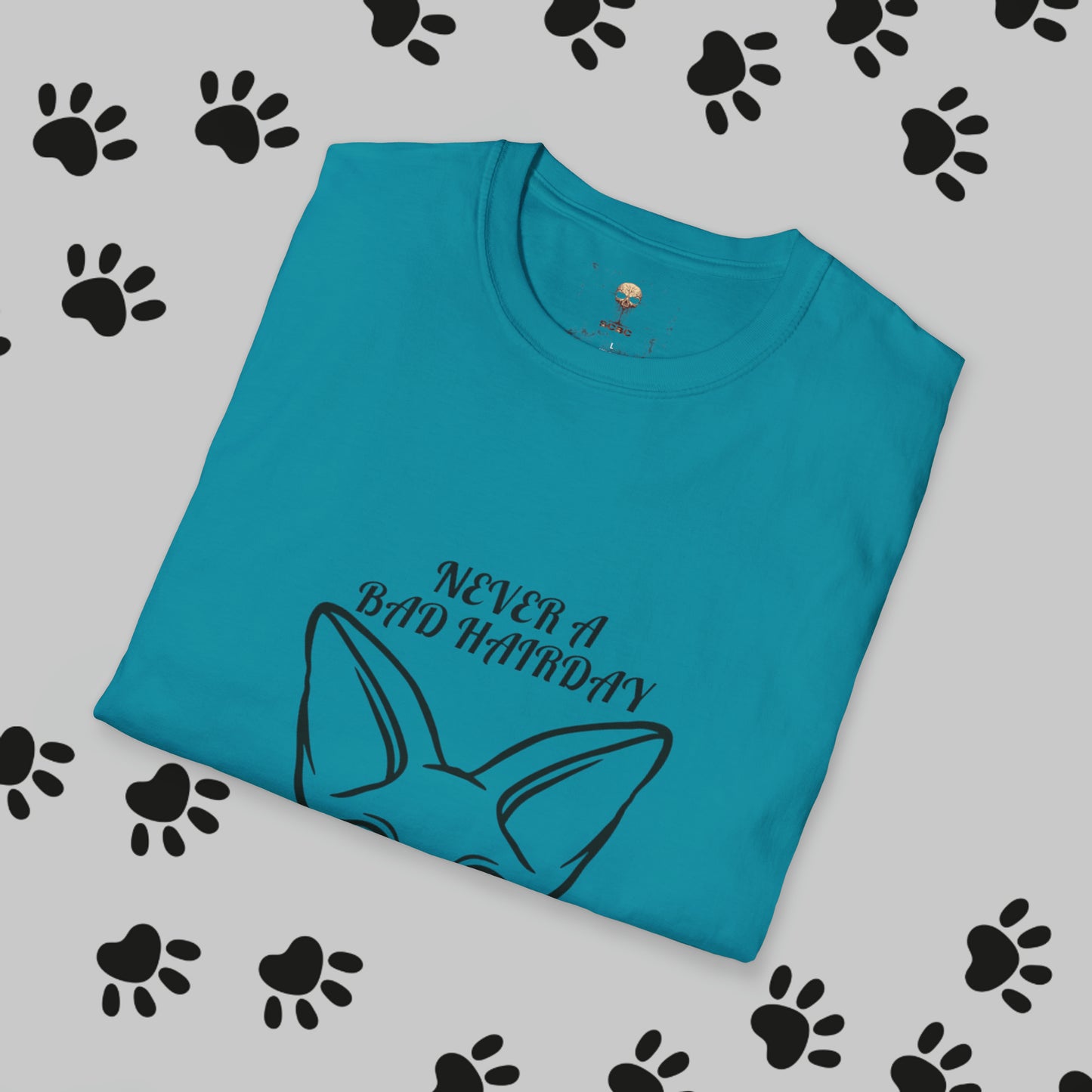 Unisex "Sphinx Cat Hair Day" Soft-style T-Shirt. Cat Shirt, Animal Lover, Cat Mom, Cat Dad. Unisex, Streetwear, Gift For Cat, Cat Lady.