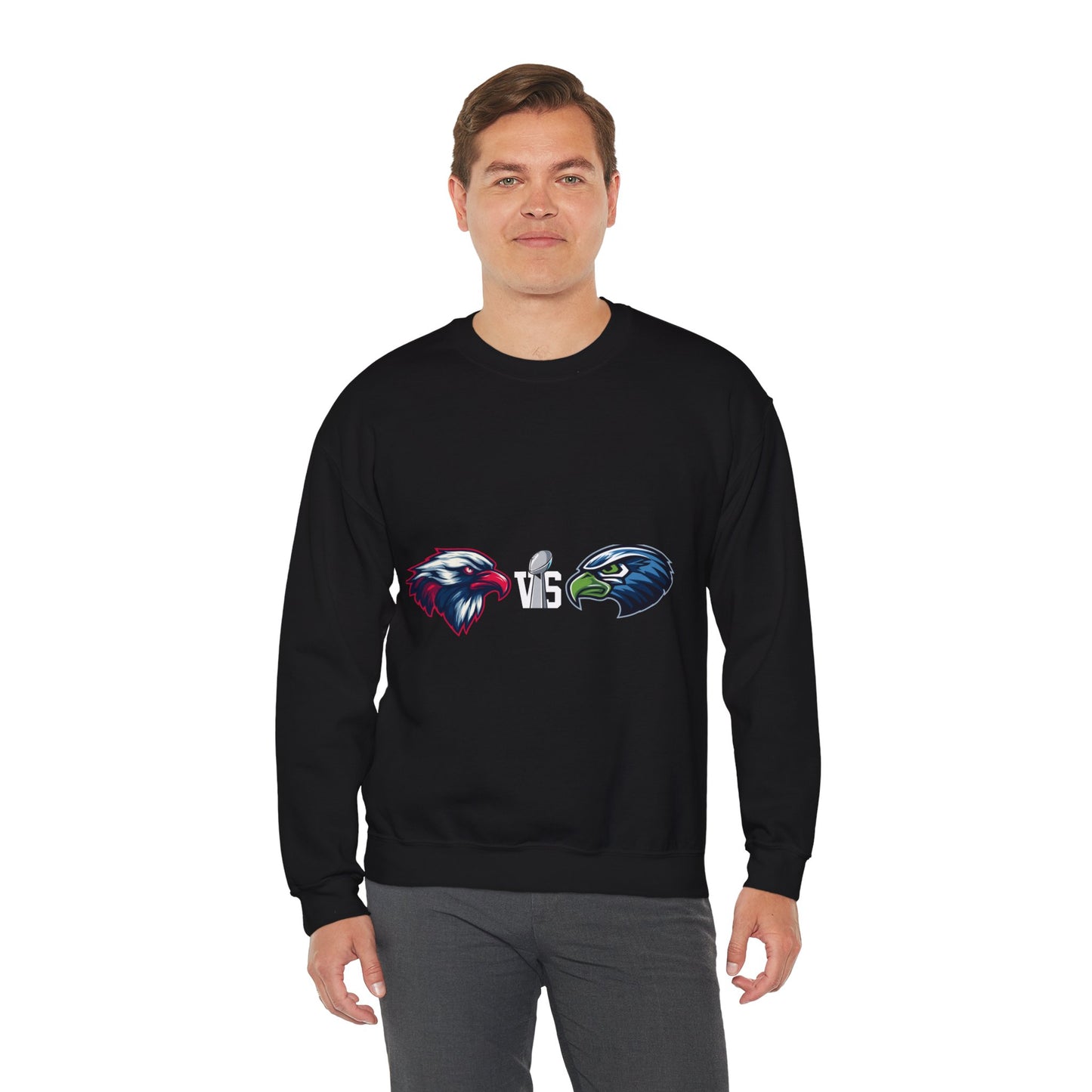 Patriots vs Seahawks Superbowl Game Day Sweatshirt