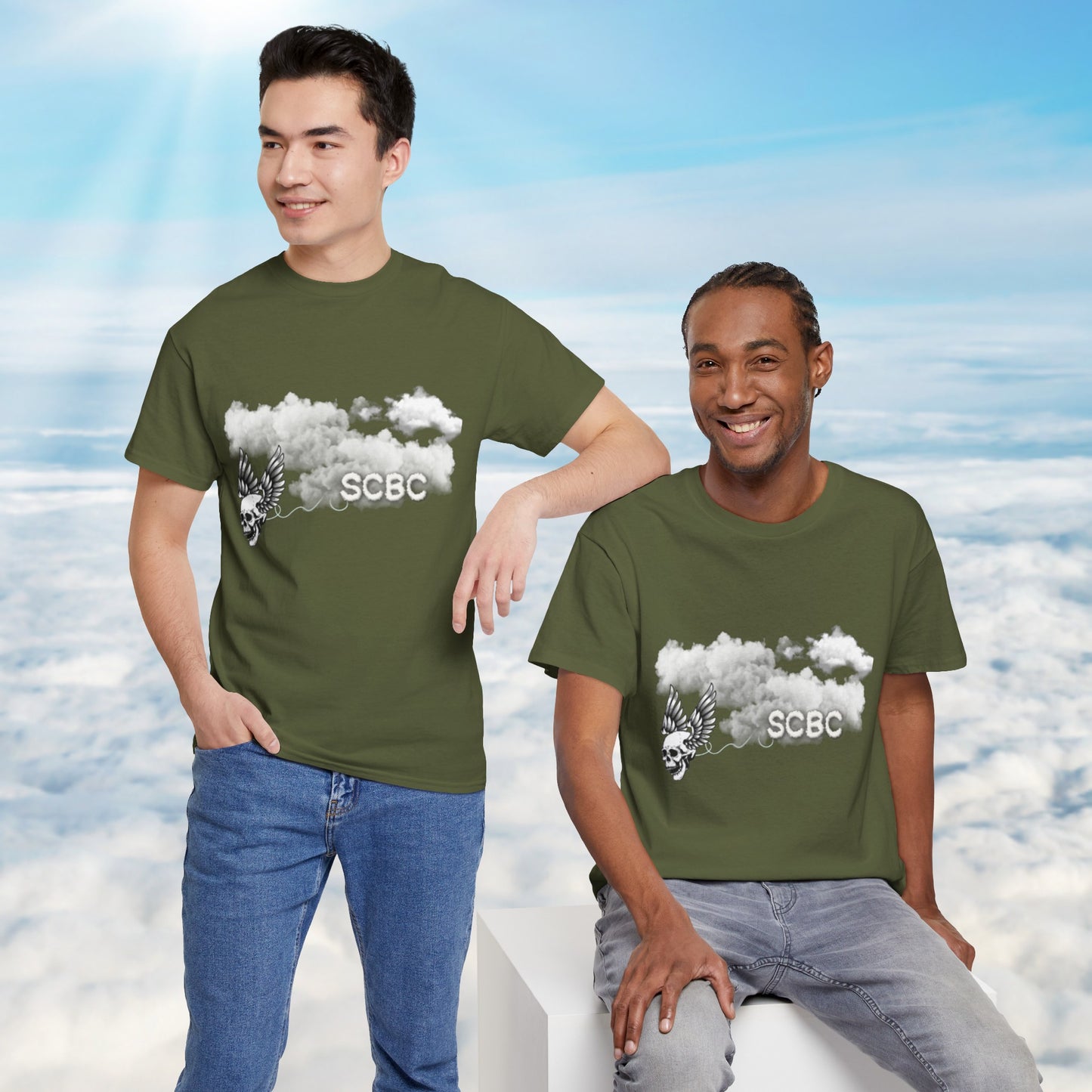 Unisex SBCB "Mensaje" Heavy Cotton Tee. Graphic T-Shirt, Streetwear, Branded T-Shirt, Original Design, Unisex T-Shirt, Birthday Gift.