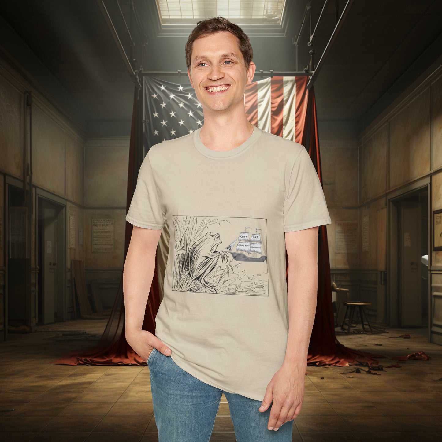 Unisex SCBC "Citizen" Cotton Ringer T-Shirt. Graphic T-Shirt, Streetwear, Branded T-Shirt, Original Design, Unisex, Adulting, Funny Shirt.