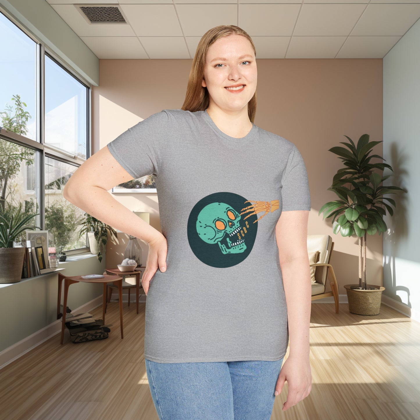 Unisex SCBC "Snack Time" Softstyle T-Shirt. Graphic T-Shirt, Streetwear, Branded T-Shirt, Original Design, Unisex T-Shirt, Birthday Gift.