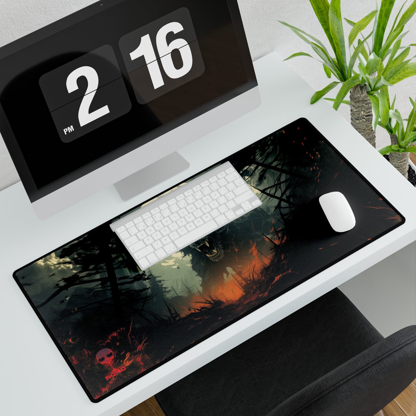 SCBC: "Grand Loup" Play Mat. Magic The Gathering. Flesh & Blood. Yugioh. Card Game. Pokemon. Cards. Fun. Play Mat. Birthday Gift. Gift For Nerds.