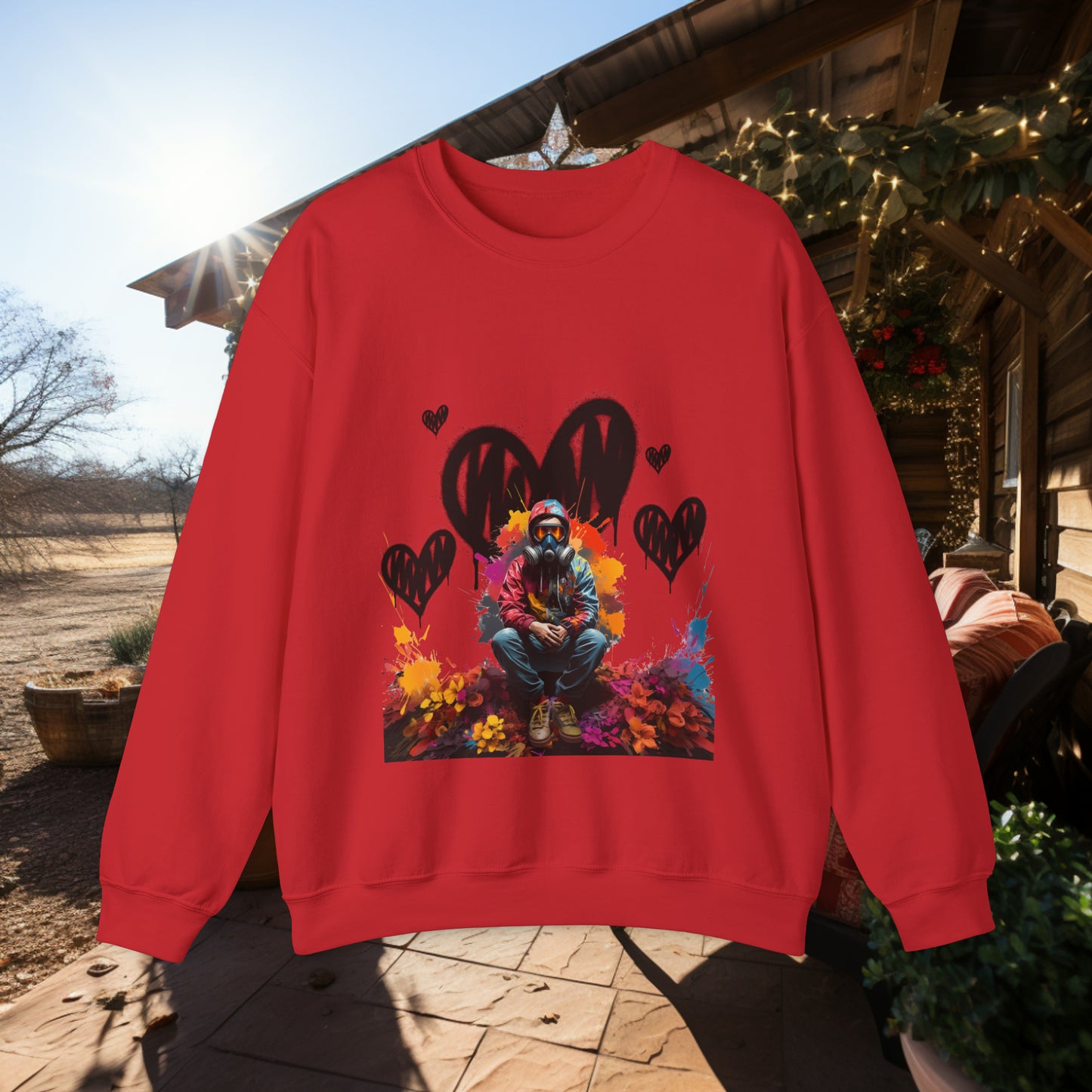 Unisex "Heart" Crewneck Sweatshirt: Valentine's Day. Valentines Day Gift. Unisex. Hearts. Love. Birthday Gift. Gift For Him. Gift for Her.