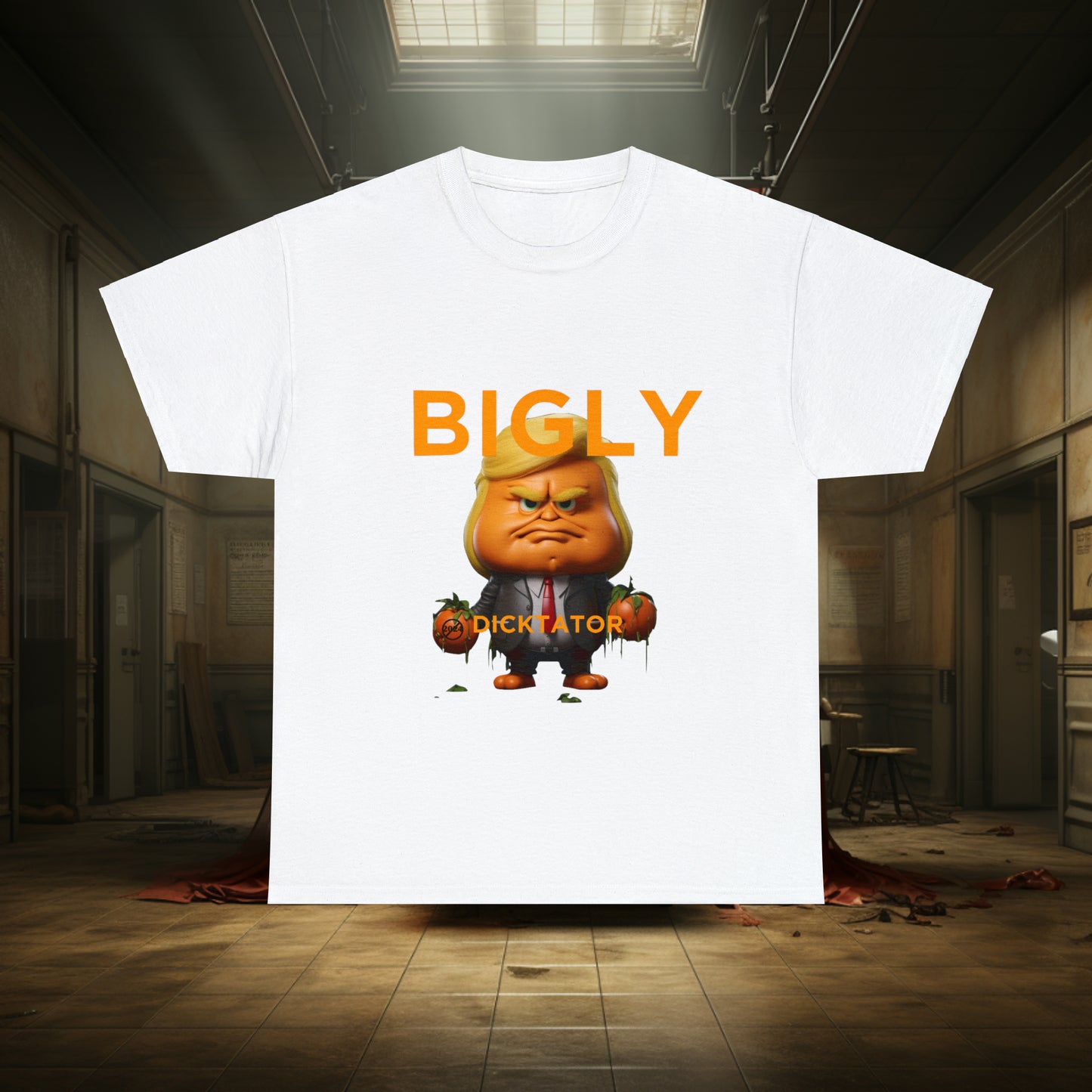 Unisex "Dicktator Trump" Heavy Cotton Tee. 2024 Election. Donald Trump. Election. Voting. America. Trump. Unisex. Trump Shirt.