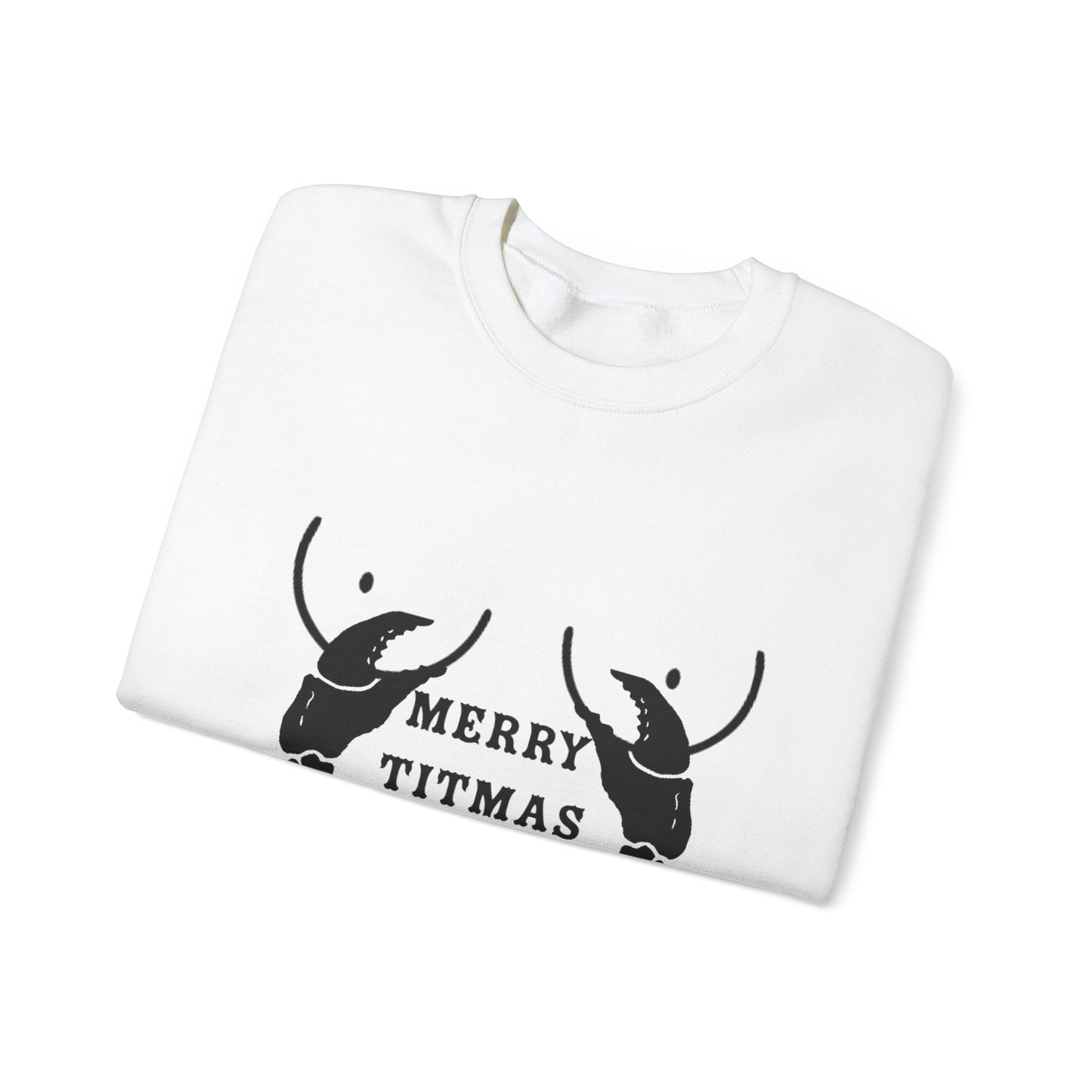 Unisex Heavy Blend Funny Christmas Crewneck Sweatshirt. Funny Sweater. Christmas Sweater. Stocking Stuffer. Fishing Gear. Christmas Clothes