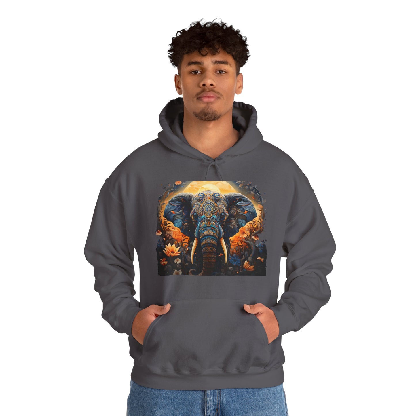 Elephant Hooded Sweatshirt
