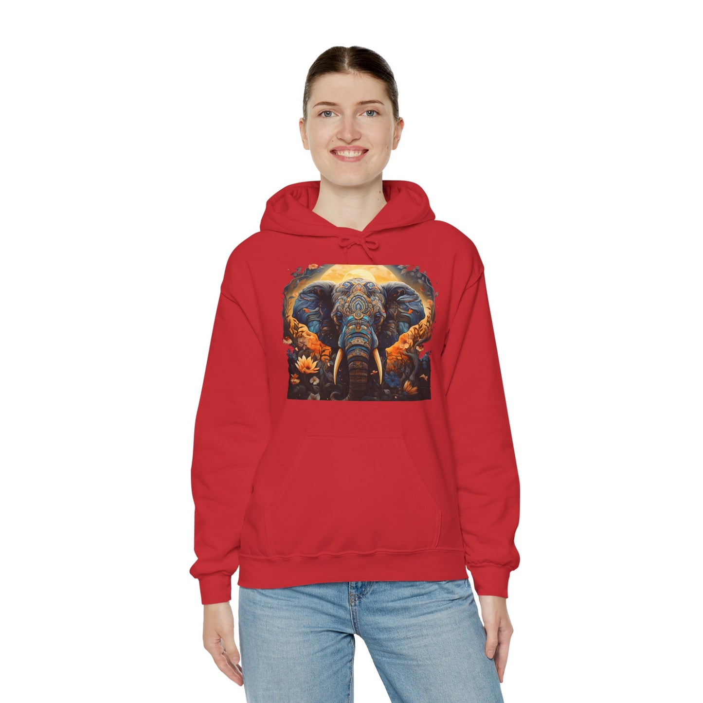 Elephant Hooded Sweatshirt