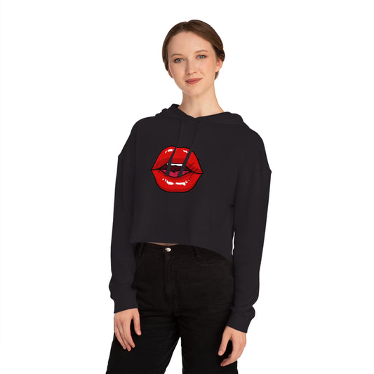 Ready Lip Service Women's Cropped Hooded Sweatshirt