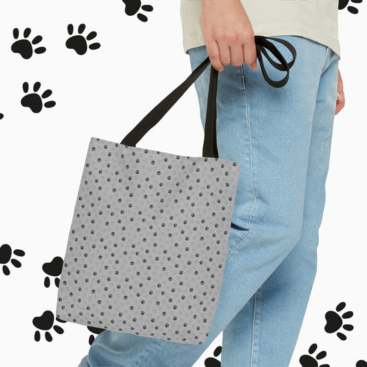 Man's Best-friend Tote Bag (AOP). Dog Tote Bag. Dog Dad, Dog Mom, Unisex. Totebag. Stylish. Birthday Gift. Gift For Animal Lover.