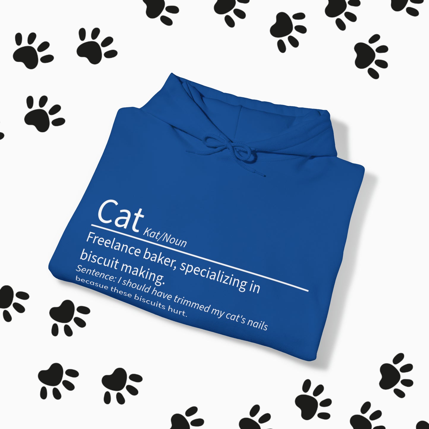 Unisex "Cat Definition" Heavy Blend™ Hooded Sweatshirt. Hoodie. Hooded Sweatshirt. Sweater. Streetwear. Cat Lover. Cat Dad. Animal Lover.