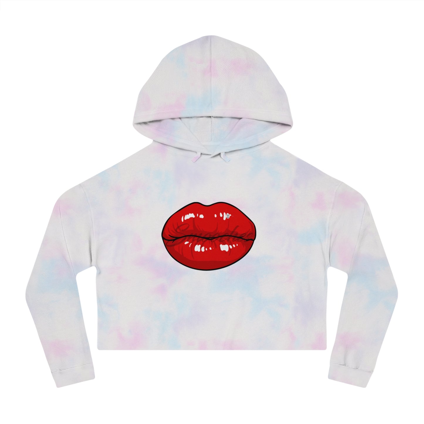 Smooches Women's Cropped Hooded Sweatshirt