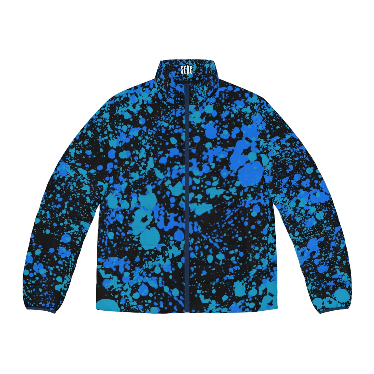 Men' s SCBC "Peering Eyes" Puffer Jacket (AOP). Puffer Jacket, Spring, Men's Clothes, Warm Jacket, Lightweight, Art, Graphic Design