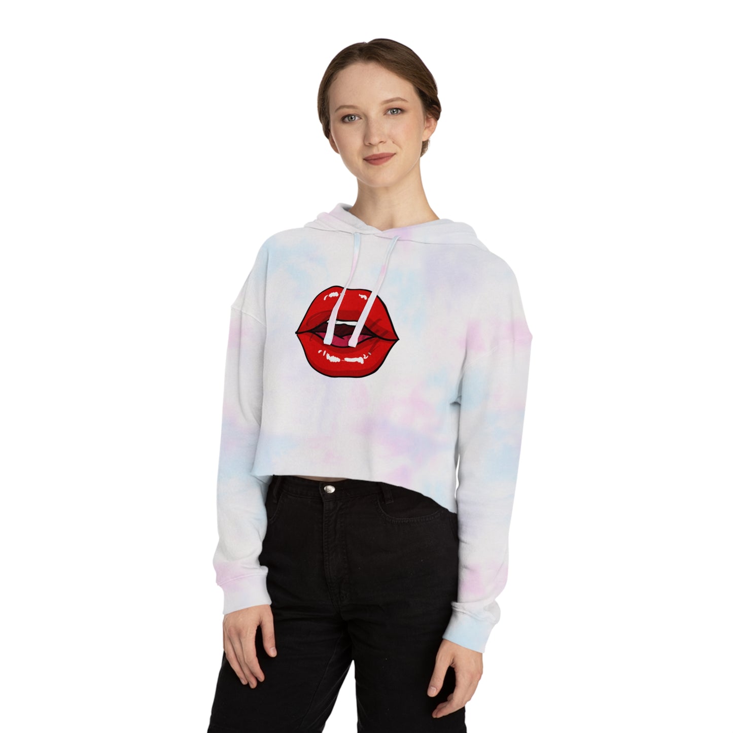 Ready Lip Service Women's Cropped Hooded Sweatshirt