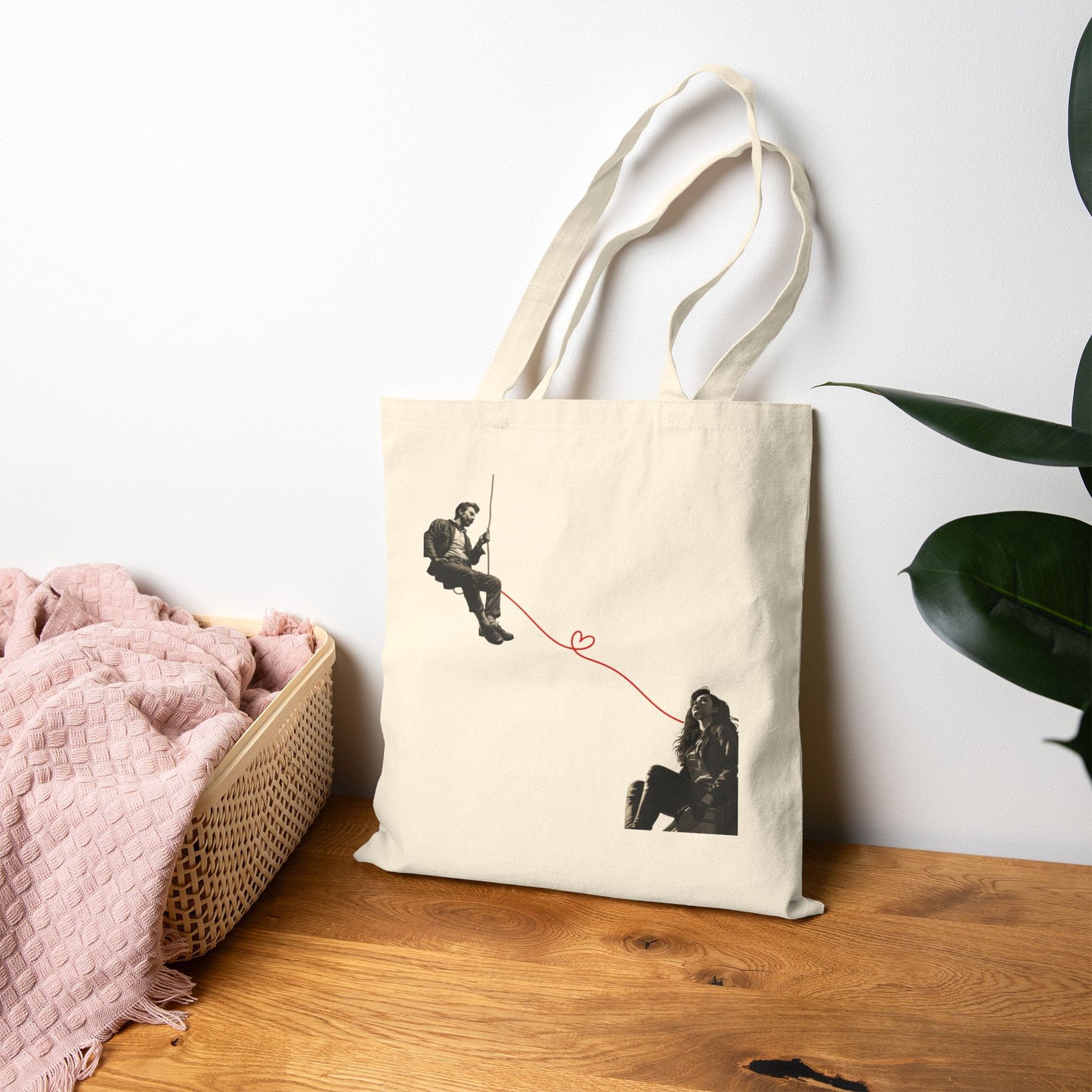 Distant Lovers Tote Bag