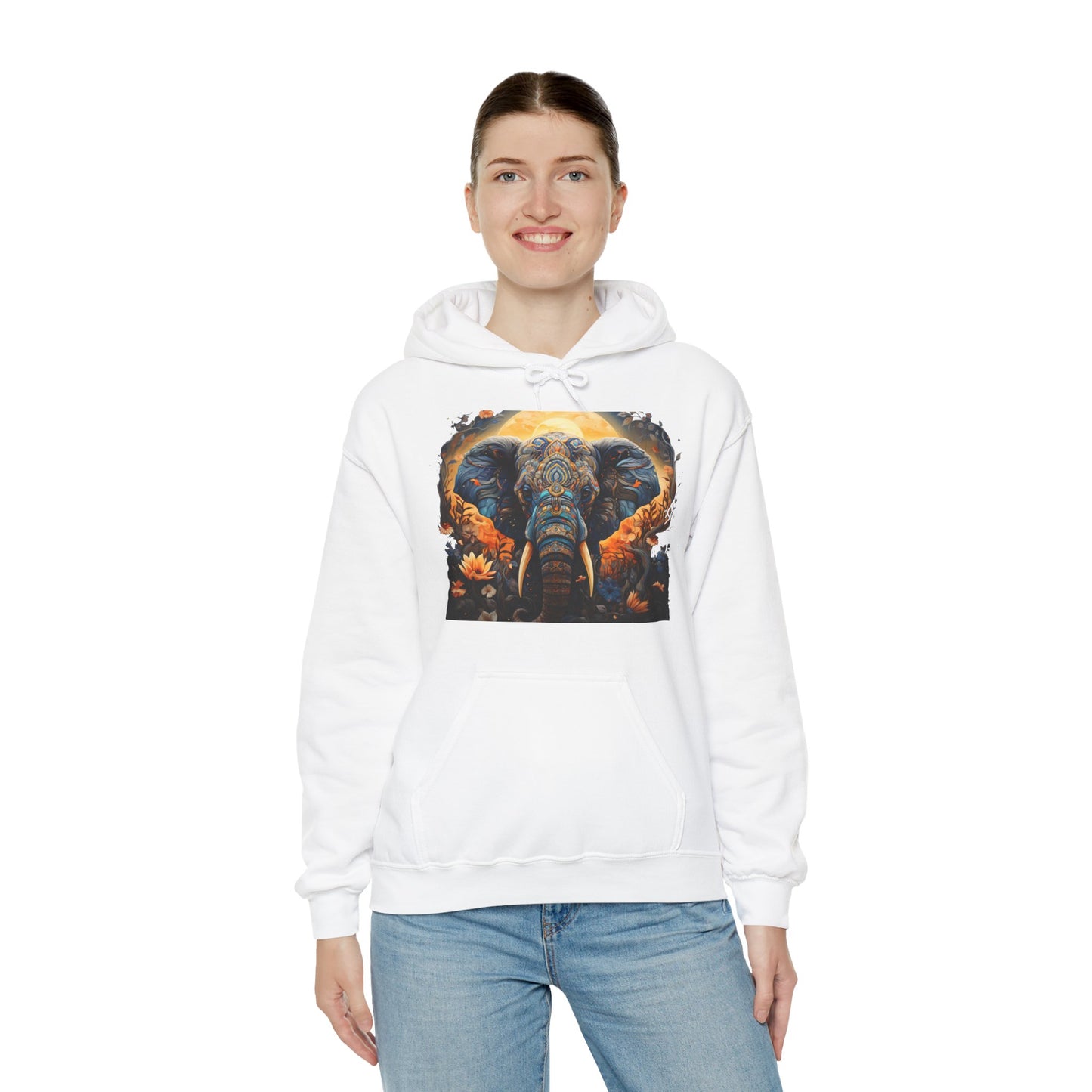Elephant Hooded Sweatshirt