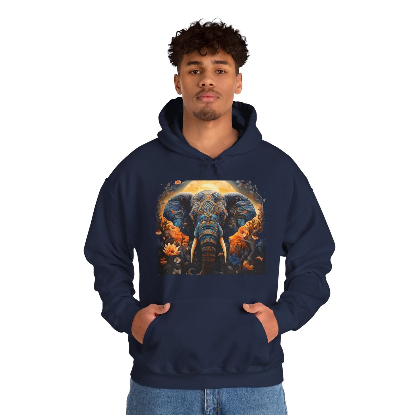 Elephant Hooded Sweatshirt