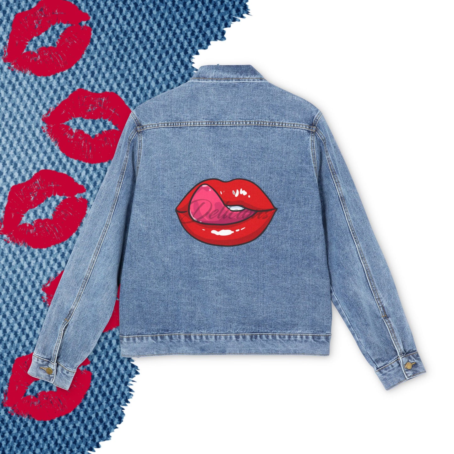 Delicious  Lip Service Men's Denim Jacket
