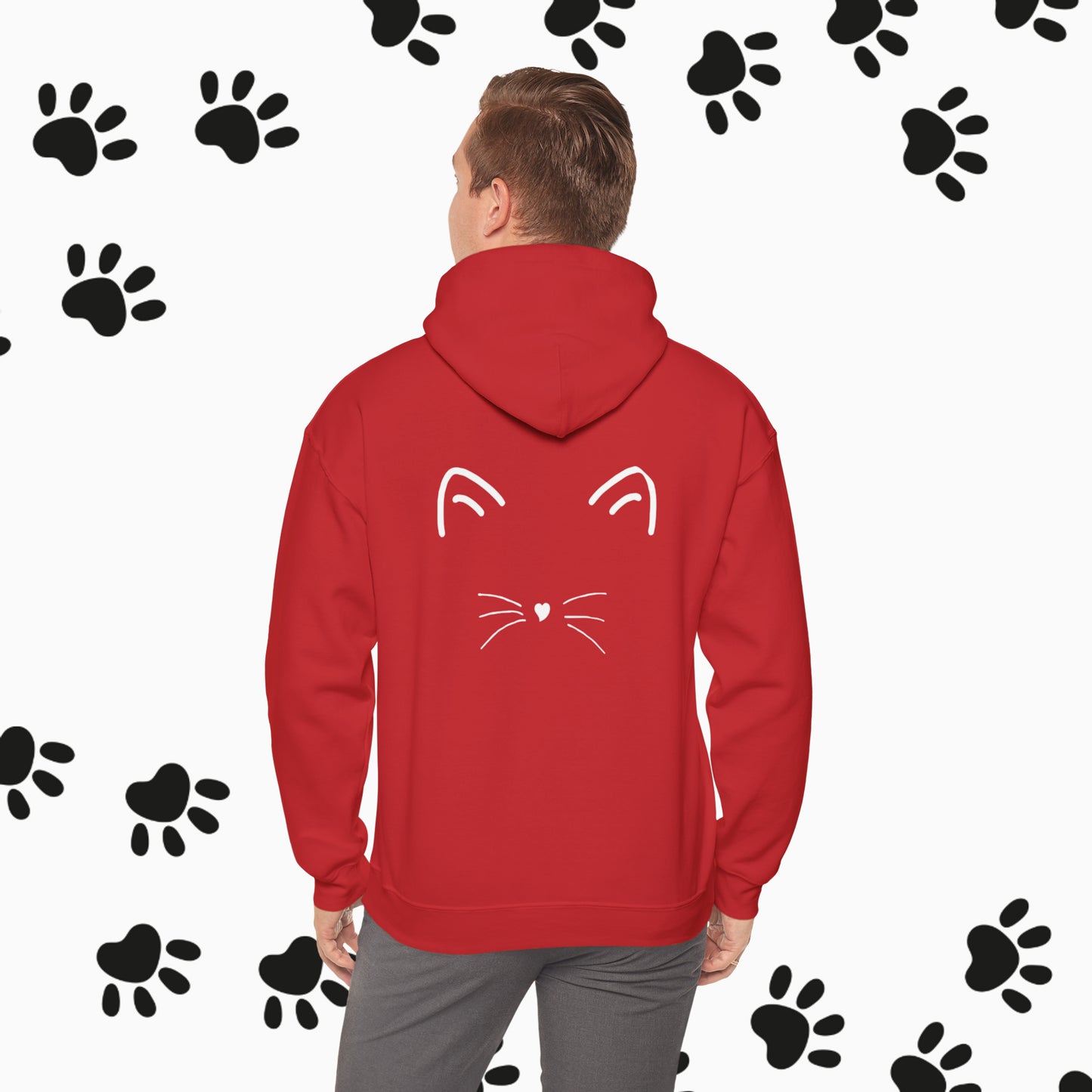 Unisex "Cat Definition" Heavy Blend™ Hooded Sweatshirt. Hoodie. Hooded Sweatshirt. Sweater. Streetwear. Cat Lover. Cat Dad. Animal Lover.