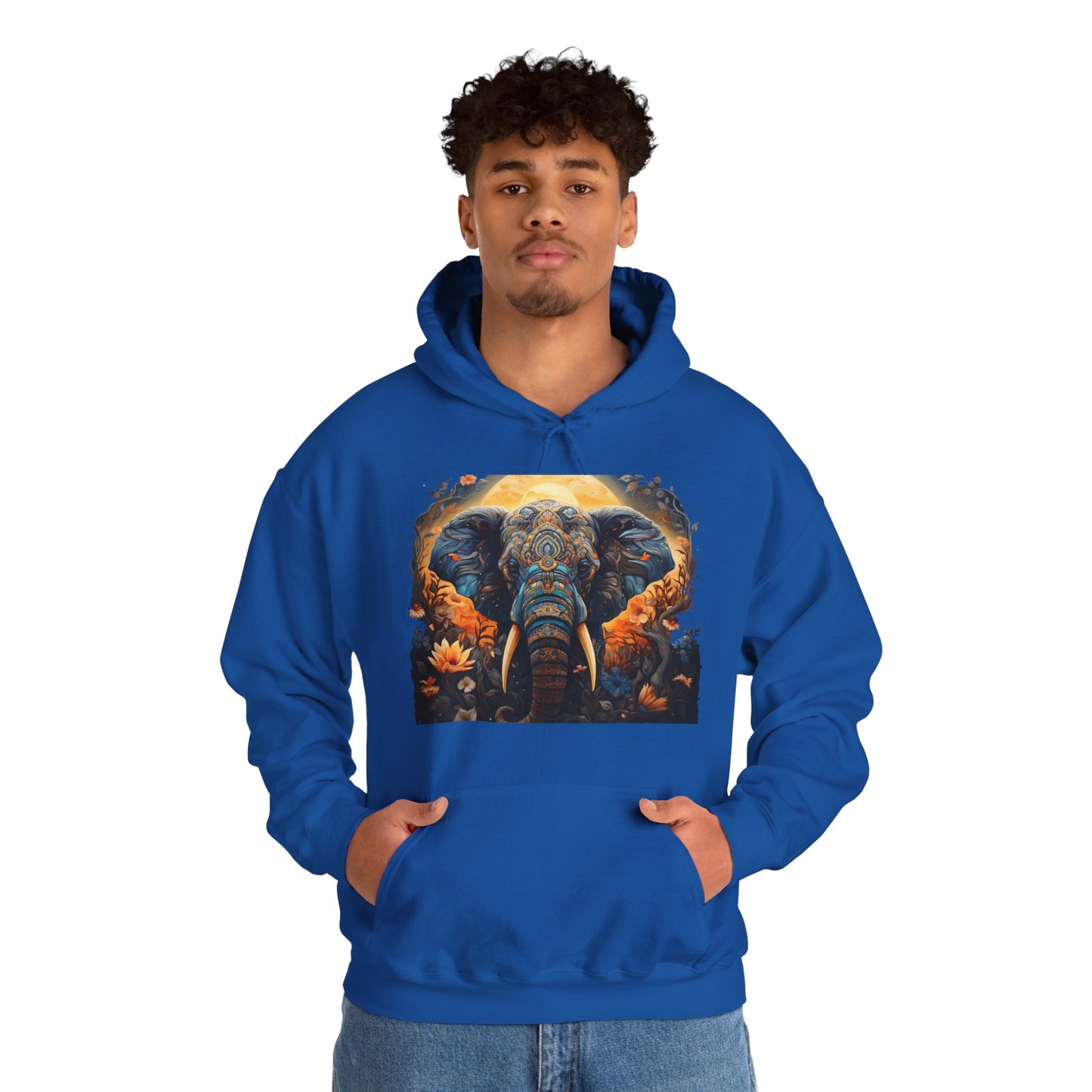 Elephant Hooded Sweatshirt