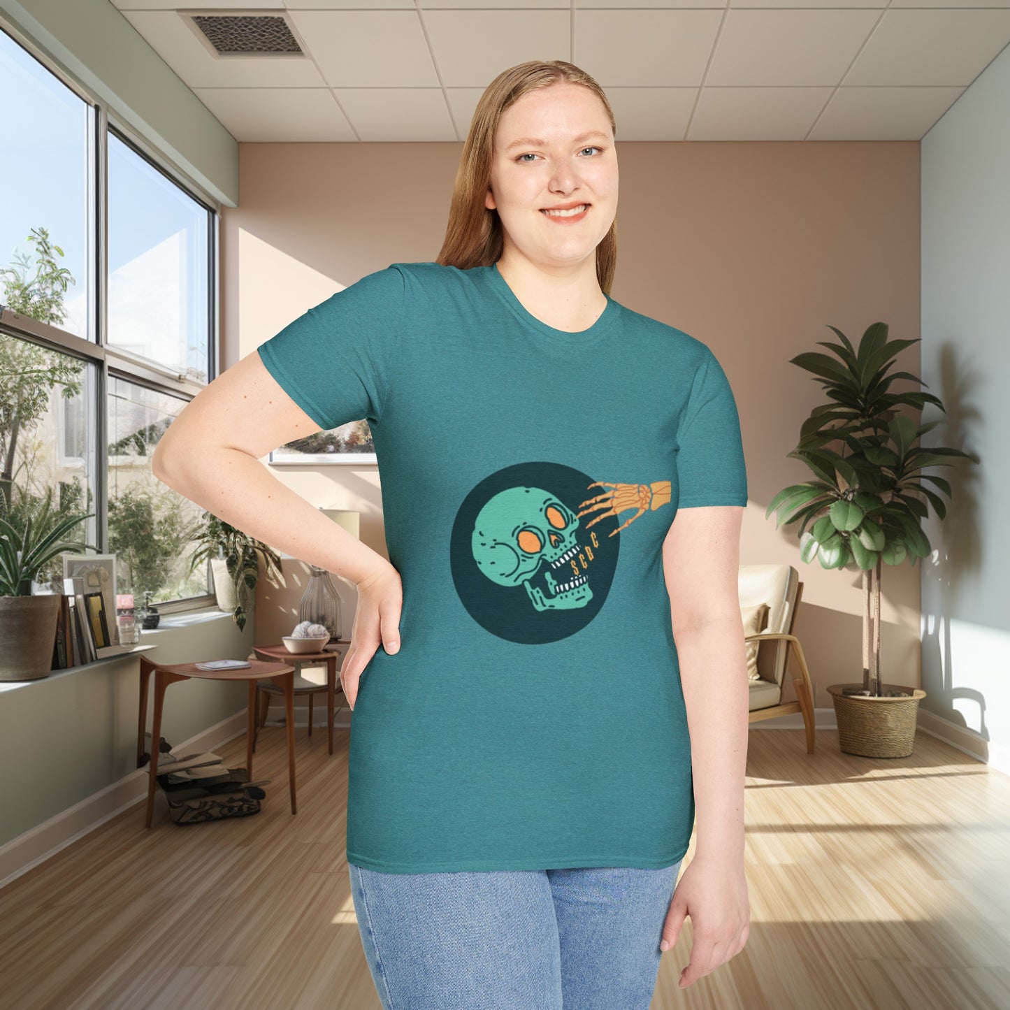 Unisex SCBC "Snack Time" Softstyle T-Shirt. Graphic T-Shirt, Streetwear, Branded T-Shirt, Original Design, Unisex T-Shirt, Birthday Gift.