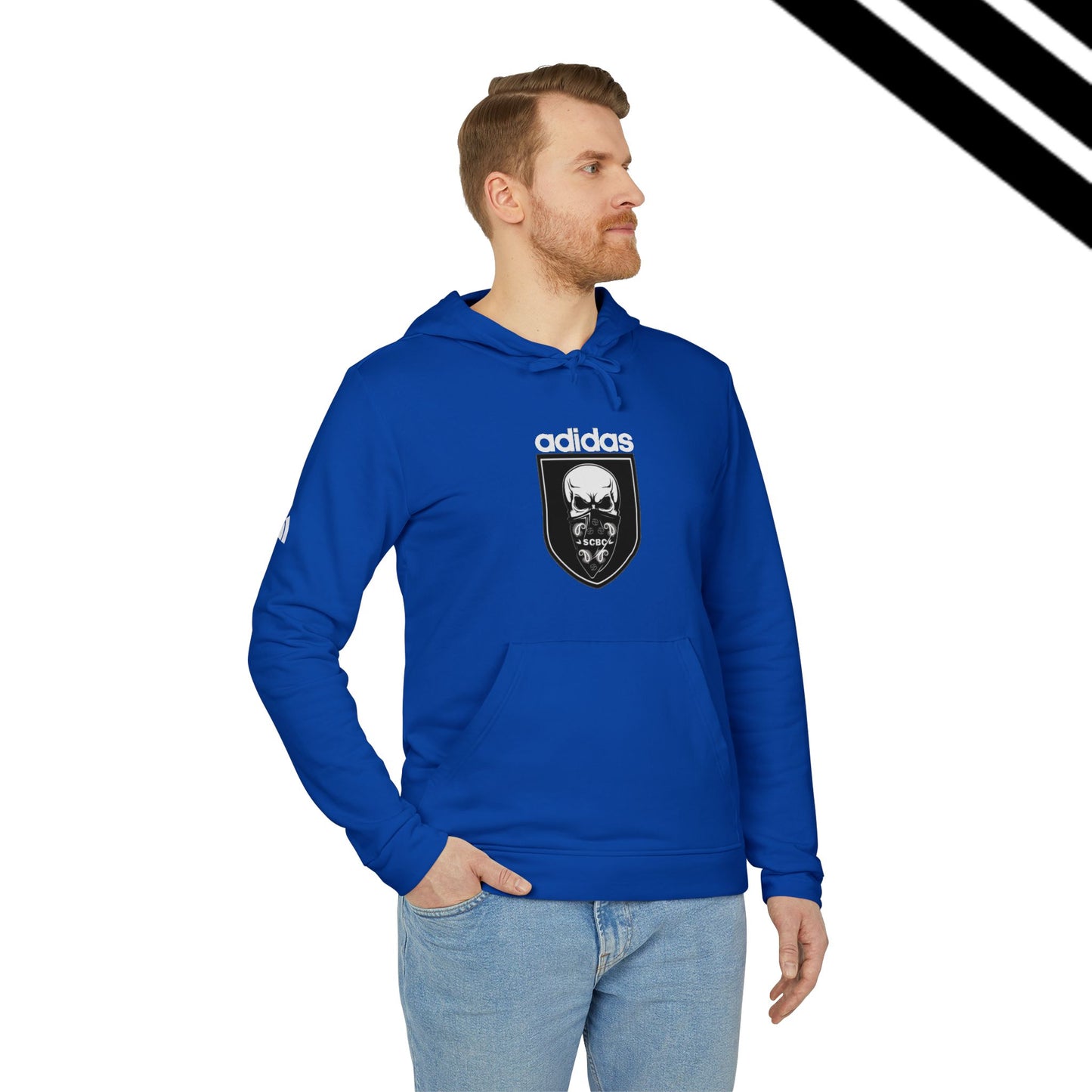 Adidas-SCBC Merge Collection. "Year 3949" Hooded Sweatshirt. Winter Release. Adidas Hoodie. Vintage Re-birth. Adidas.