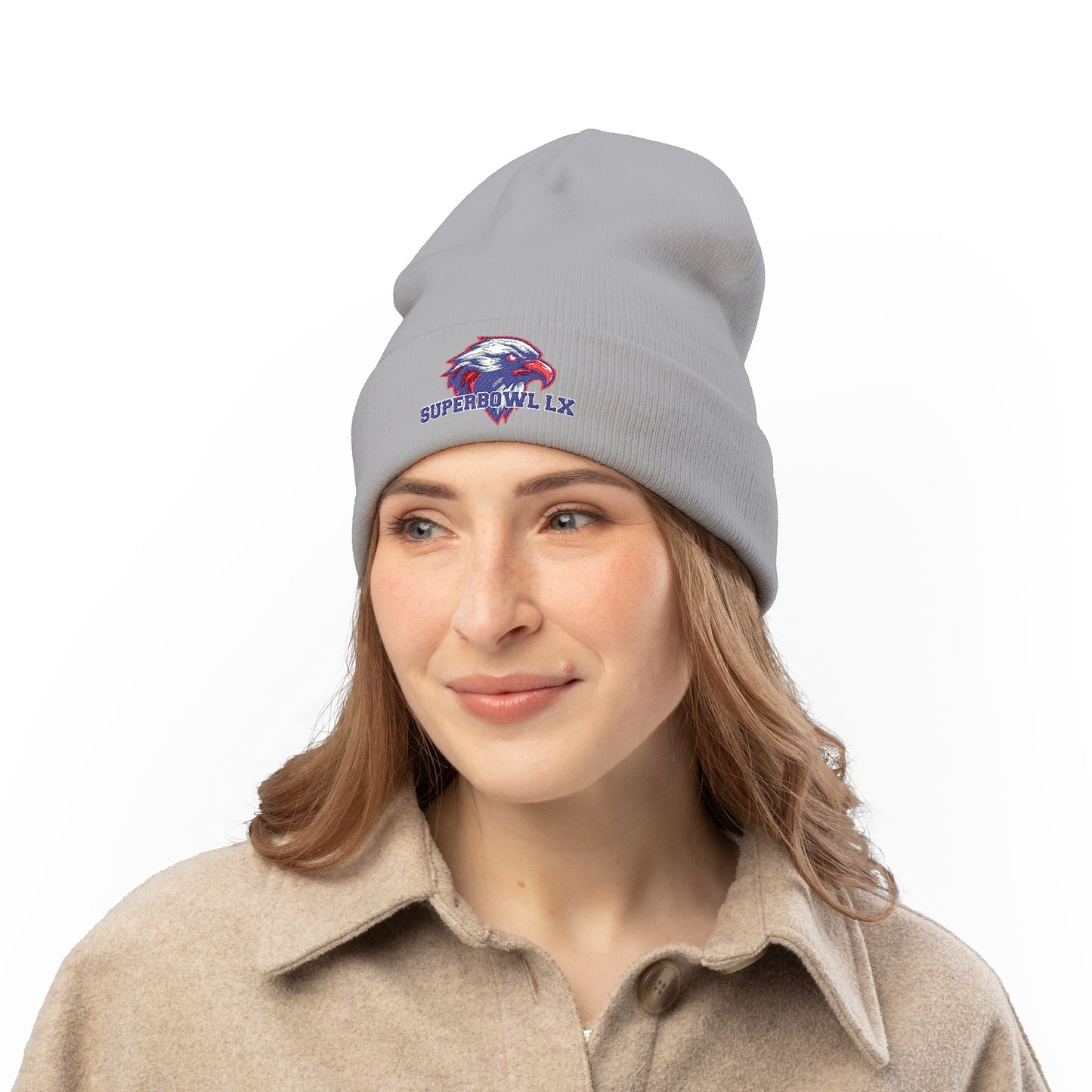 Patriots Superbowl LX Knit Beanie