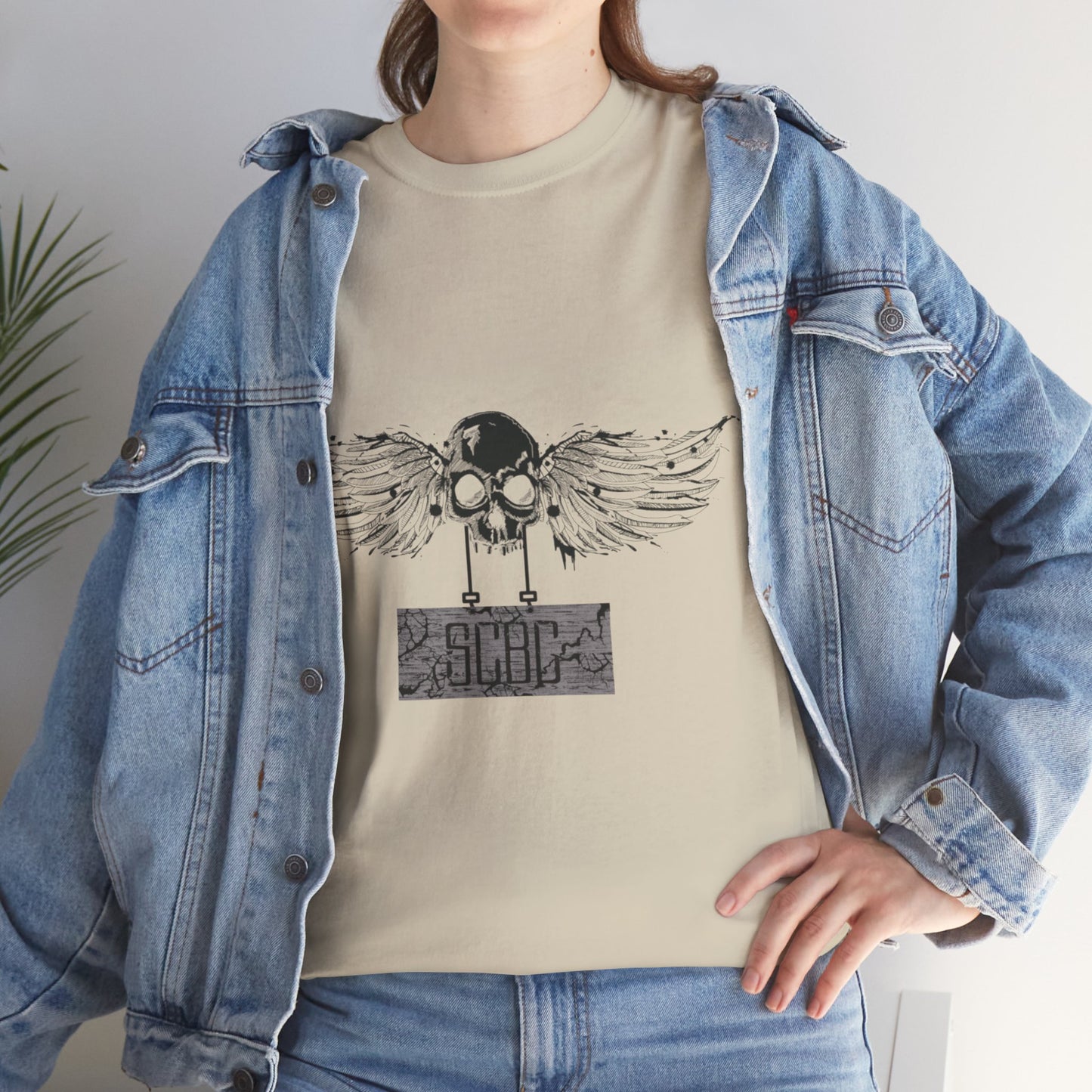 Unisex "Bone Drone" Heavy Cotton Tee. Graphic T-Shirt, Streetwear, Branded T-Shirt, Original Design, Unisex T-Shirt, Birthday Gift.