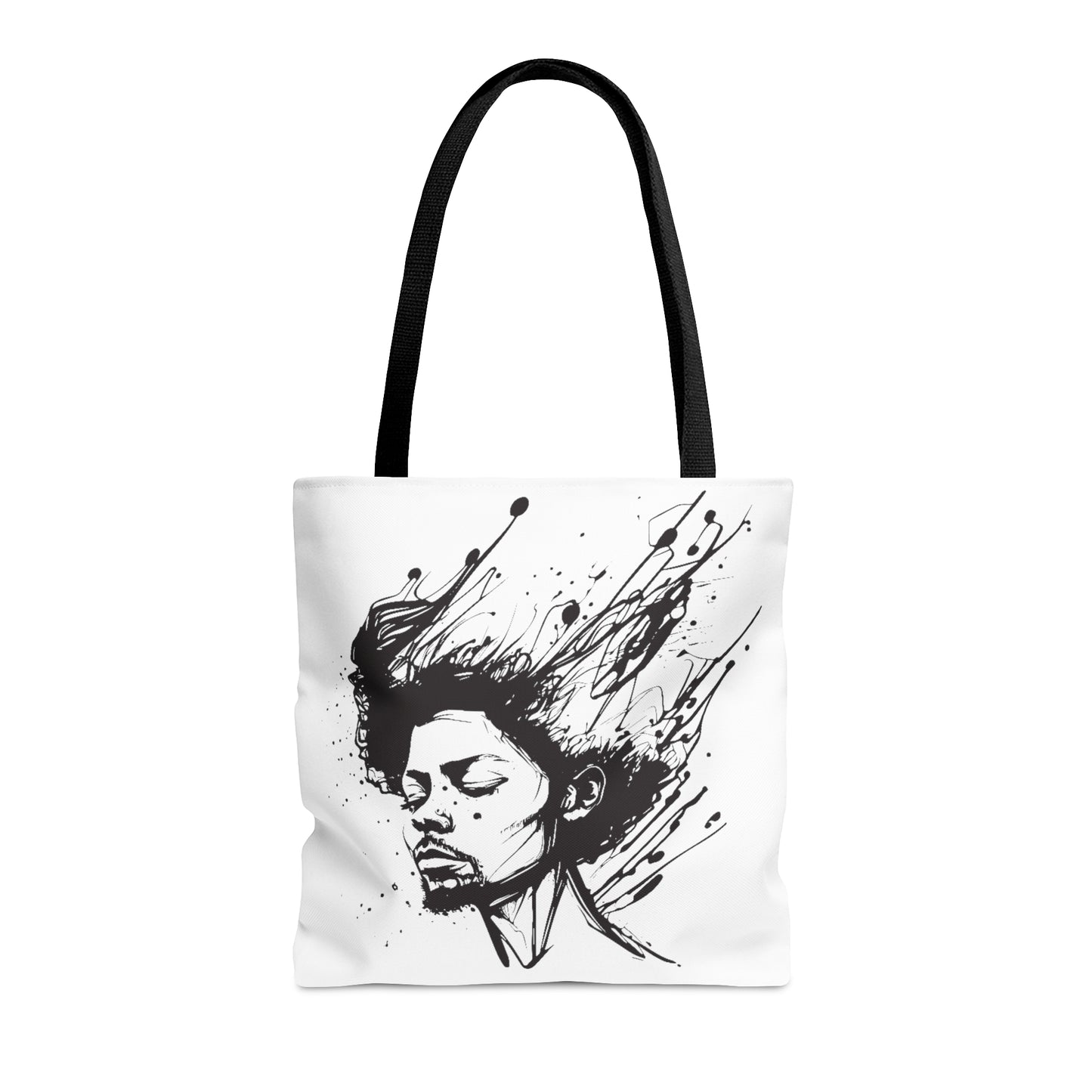 Free Your Mind Tote Bag (AOP). Tote Bag. Green Bag. Everyday Use Bag. Gift For Her. Gift For Him. Anniversary Gift. Positive Affirmation
