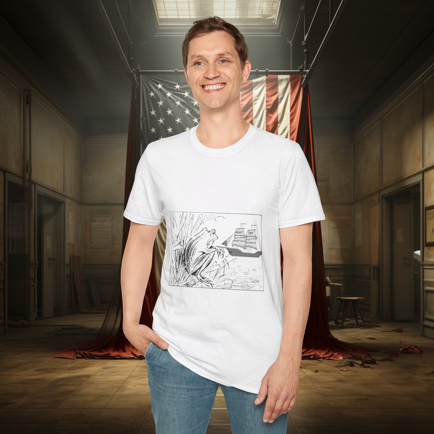 Unisex SCBC "Citizen" Cotton Ringer T-Shirt. Graphic T-Shirt, Streetwear, Branded T-Shirt, Original Design, Unisex, Adulting, Funny Shirt.