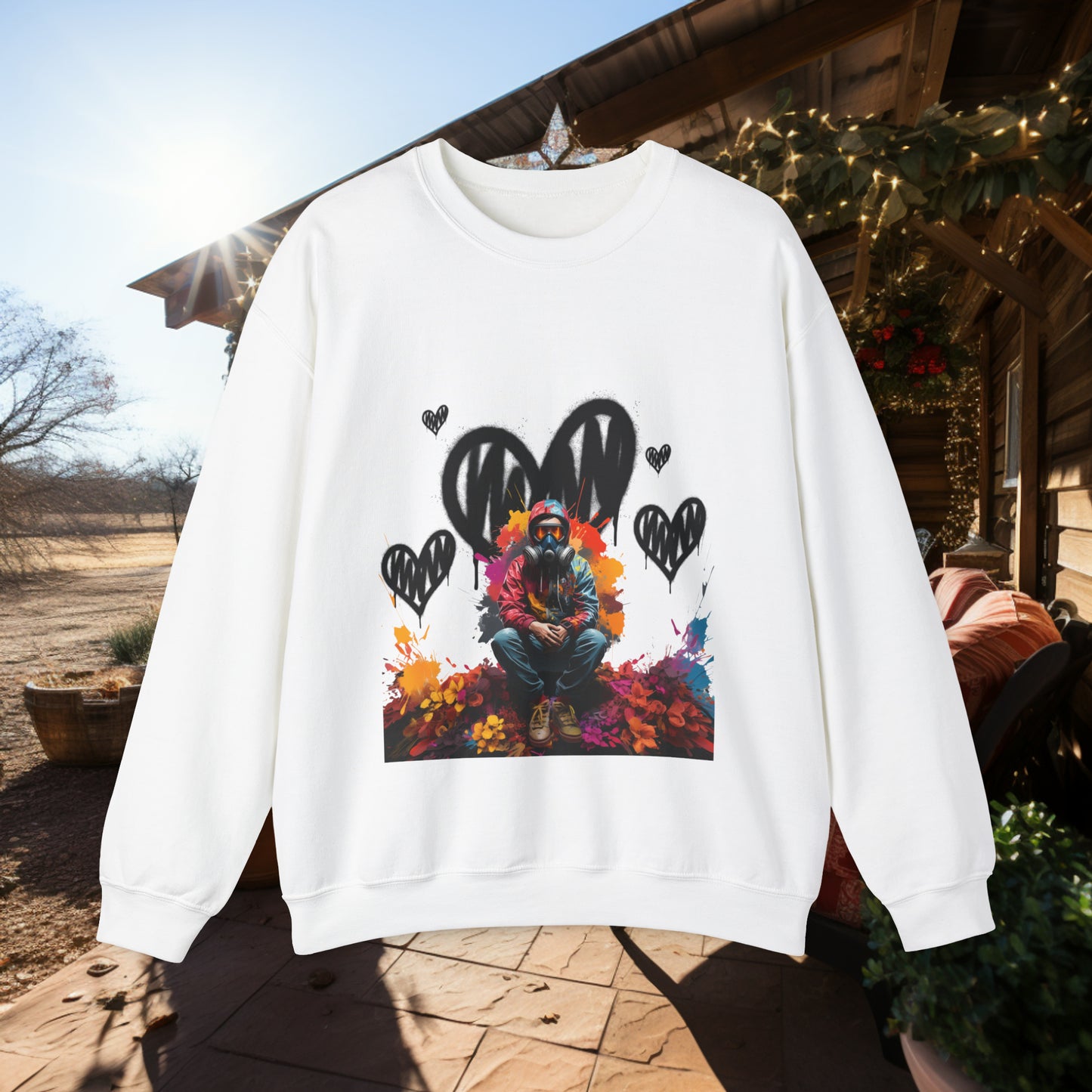 Unisex "Heart" Crewneck Sweatshirt: Valentine's Day. Valentines Day Gift. Unisex. Hearts. Love. Birthday Gift. Gift For Him. Gift for Her.