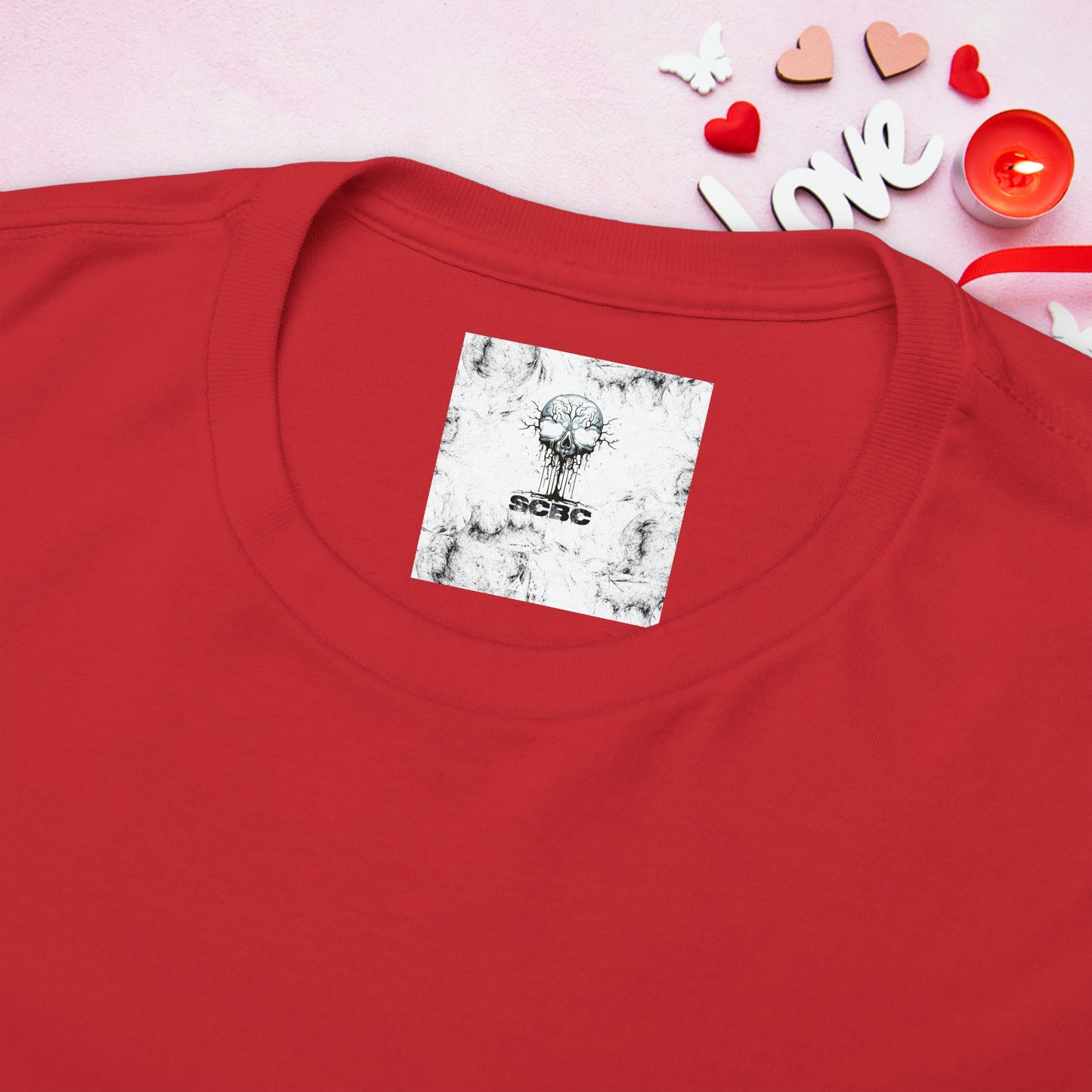 Unisex "Smiling Heart"  SCBC Cotton Tee. Graphic T-Shirt, T-Shirt, Unique, Original Brand, Valentines Day, Heart, Valentines Day Gift