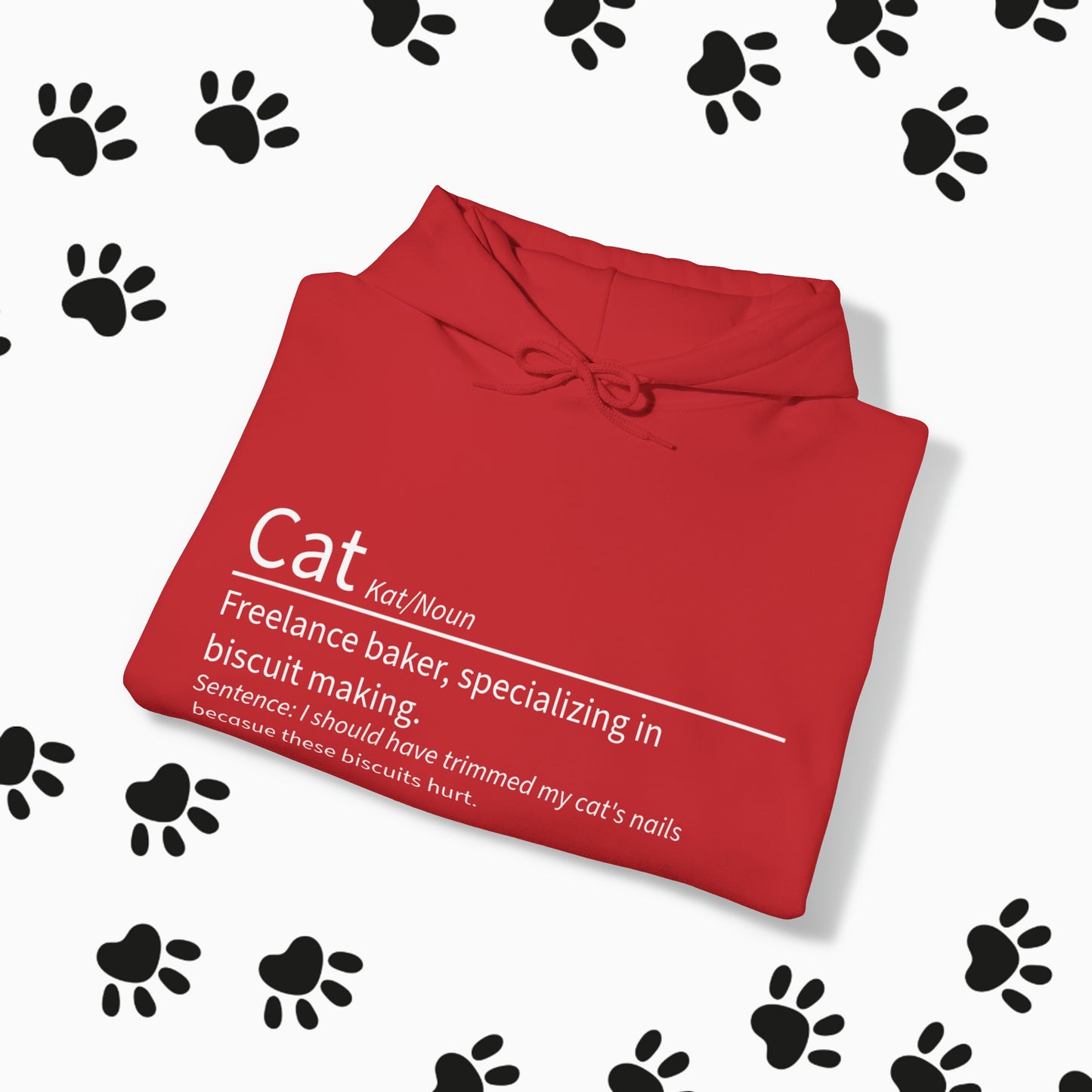 Unisex "Cat Definition" Heavy Blend™ Hooded Sweatshirt. Hoodie. Hooded Sweatshirt. Sweater. Streetwear. Cat Lover. Cat Dad. Animal Lover.