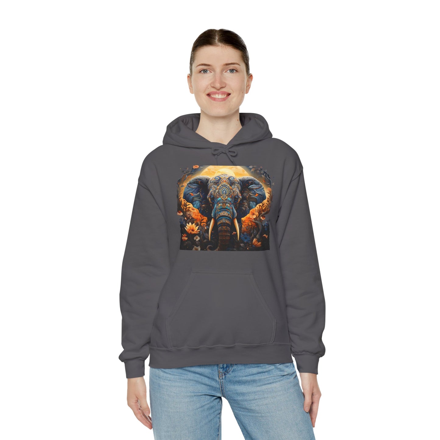 Elephant Hooded Sweatshirt