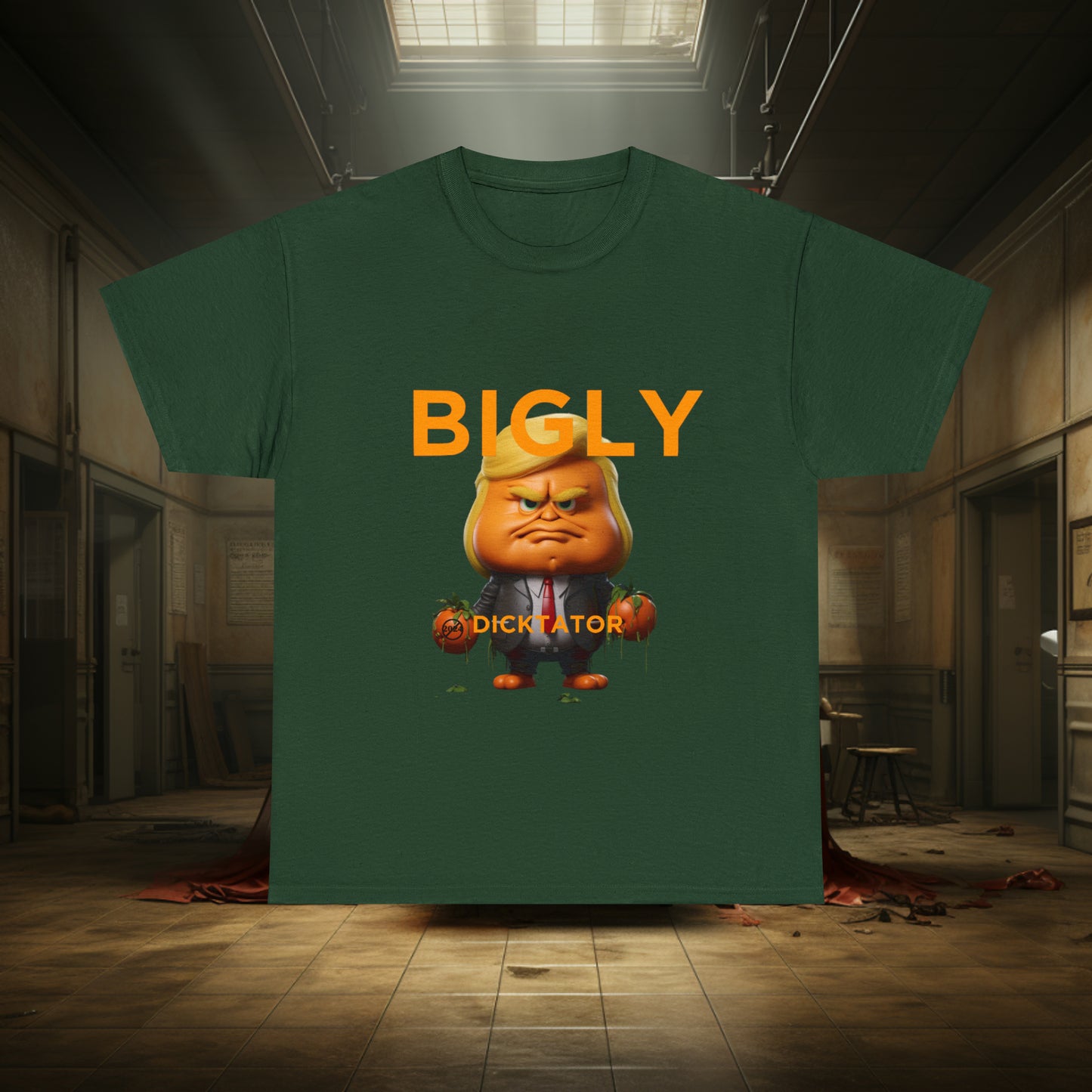 Unisex "Dicktator Trump" Heavy Cotton Tee. 2024 Election. Donald Trump. Election. Voting. America. Trump. Unisex. Trump Shirt.